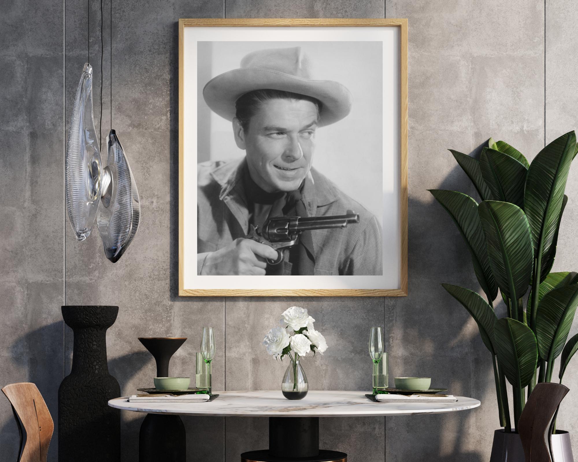 Ronald Reagan im Westen – Photograph von Don Ornitz