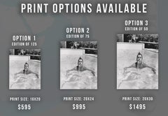 Ronald Reagan Swimming Fine Art Print