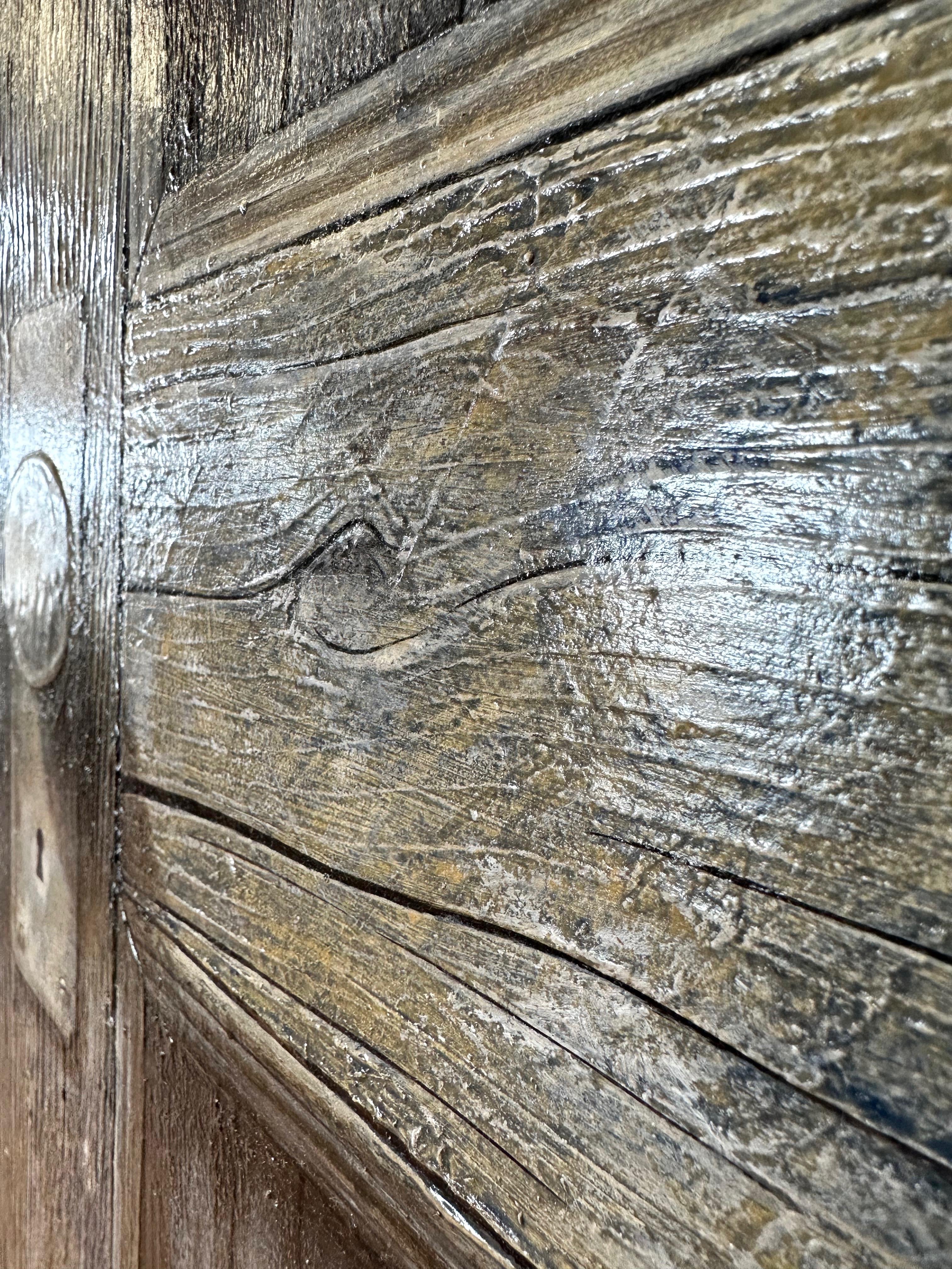 Don Paglia, Composition en trois tons, peinture réaliste en trompe-l'Oeil, 1980 en vente 2