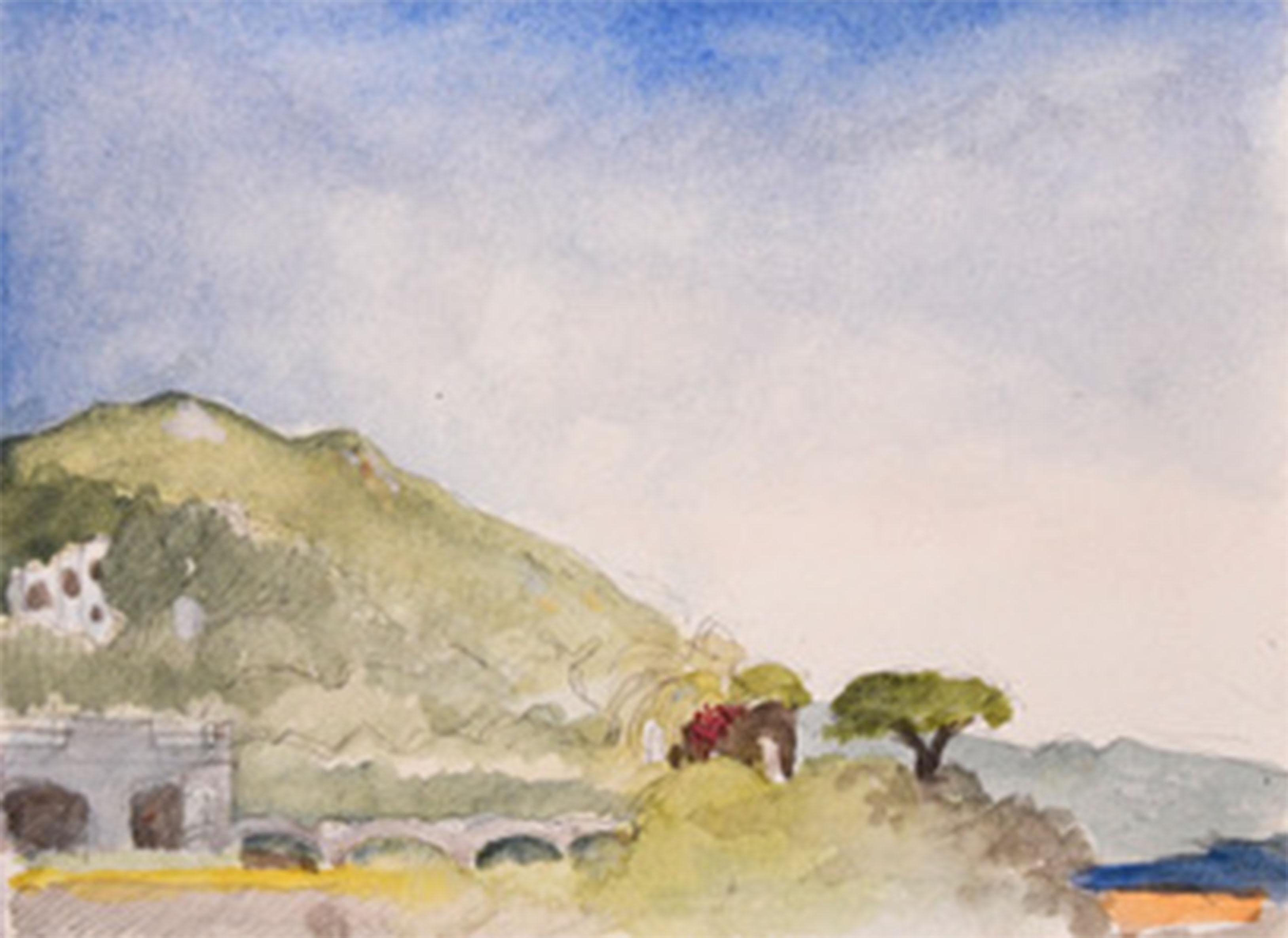 Landscape Painting Don Perlis - Ischia