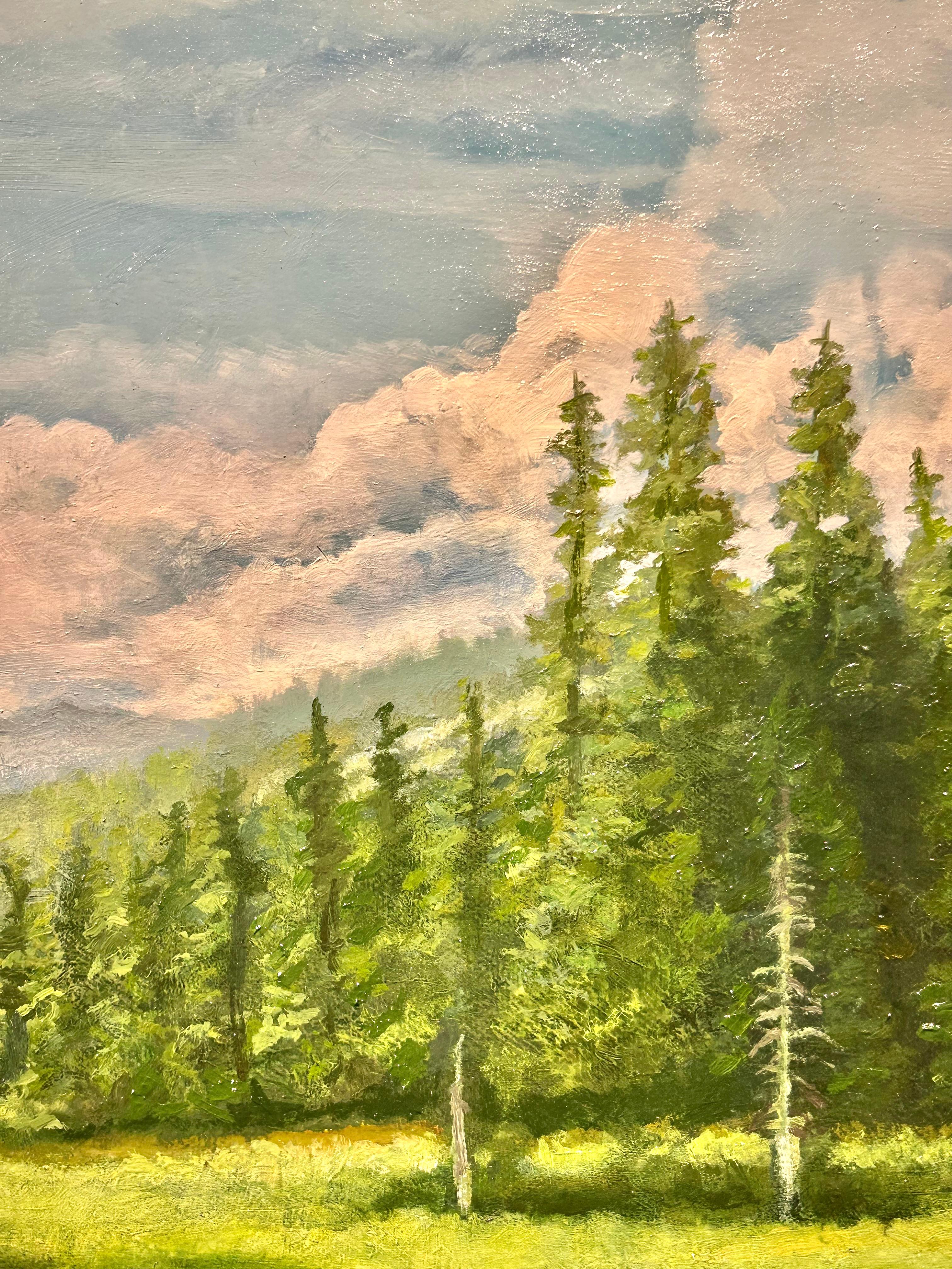 Cloud Peak Wilderness, olio originale, incorniciato in vendita 1