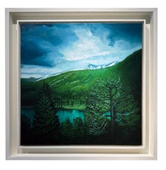 Lily Mountain, Rocky Mountain National Park, Original Oil on Canvas, Framed