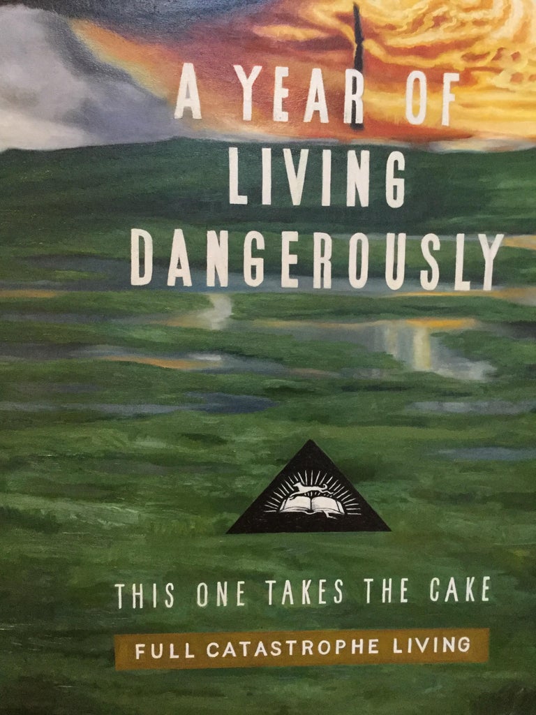 Don Pollack Living Dangerously, Original Oil Painting