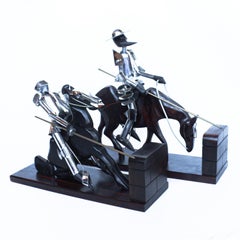 Art Deco Don Quixote Bookends