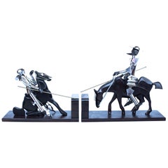 Art Deco Don Quixote Bookends