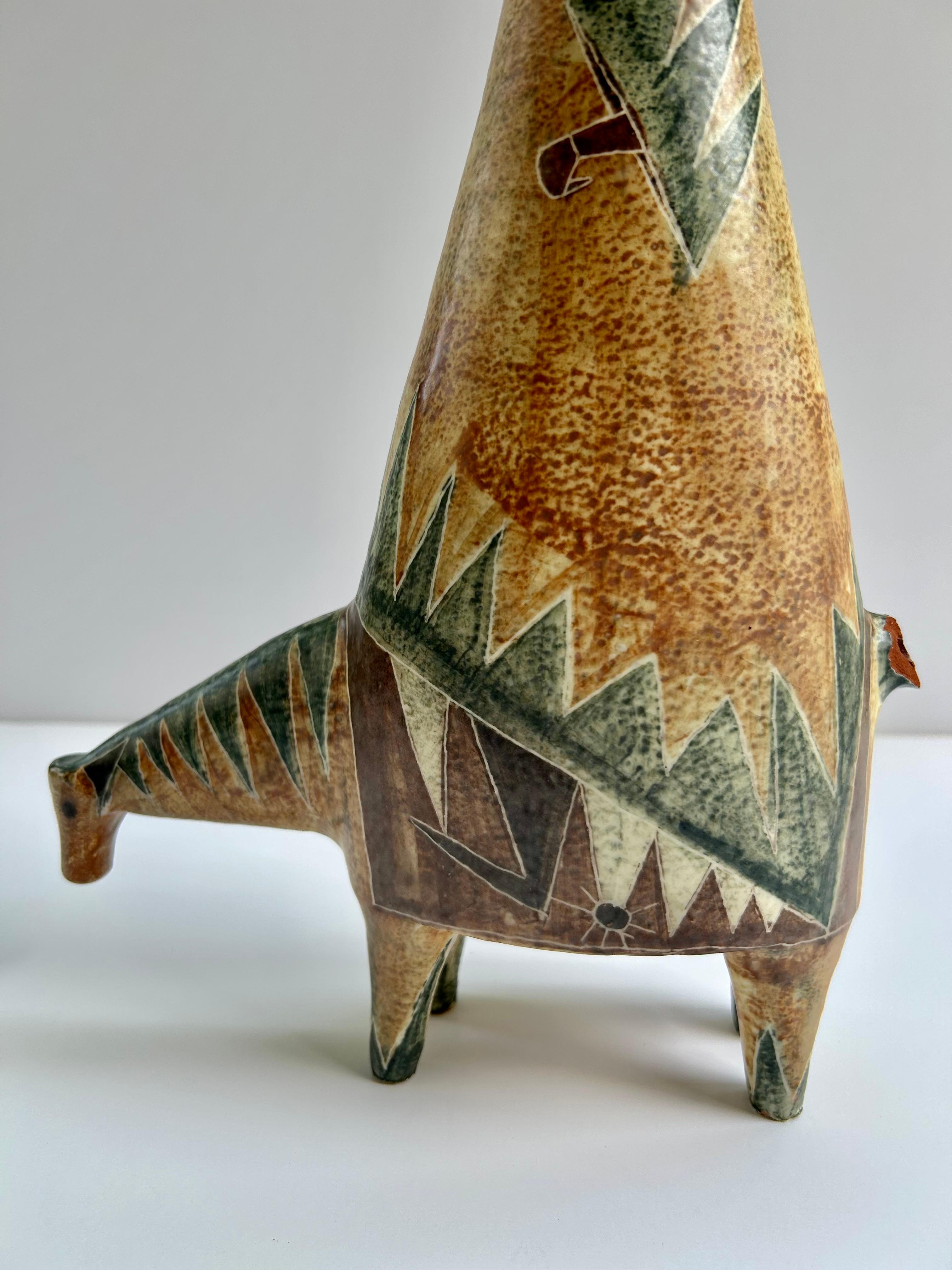 Don Quixote, Brooklin Pottery Figure, Theo And Susan Harlander, 1960's 2