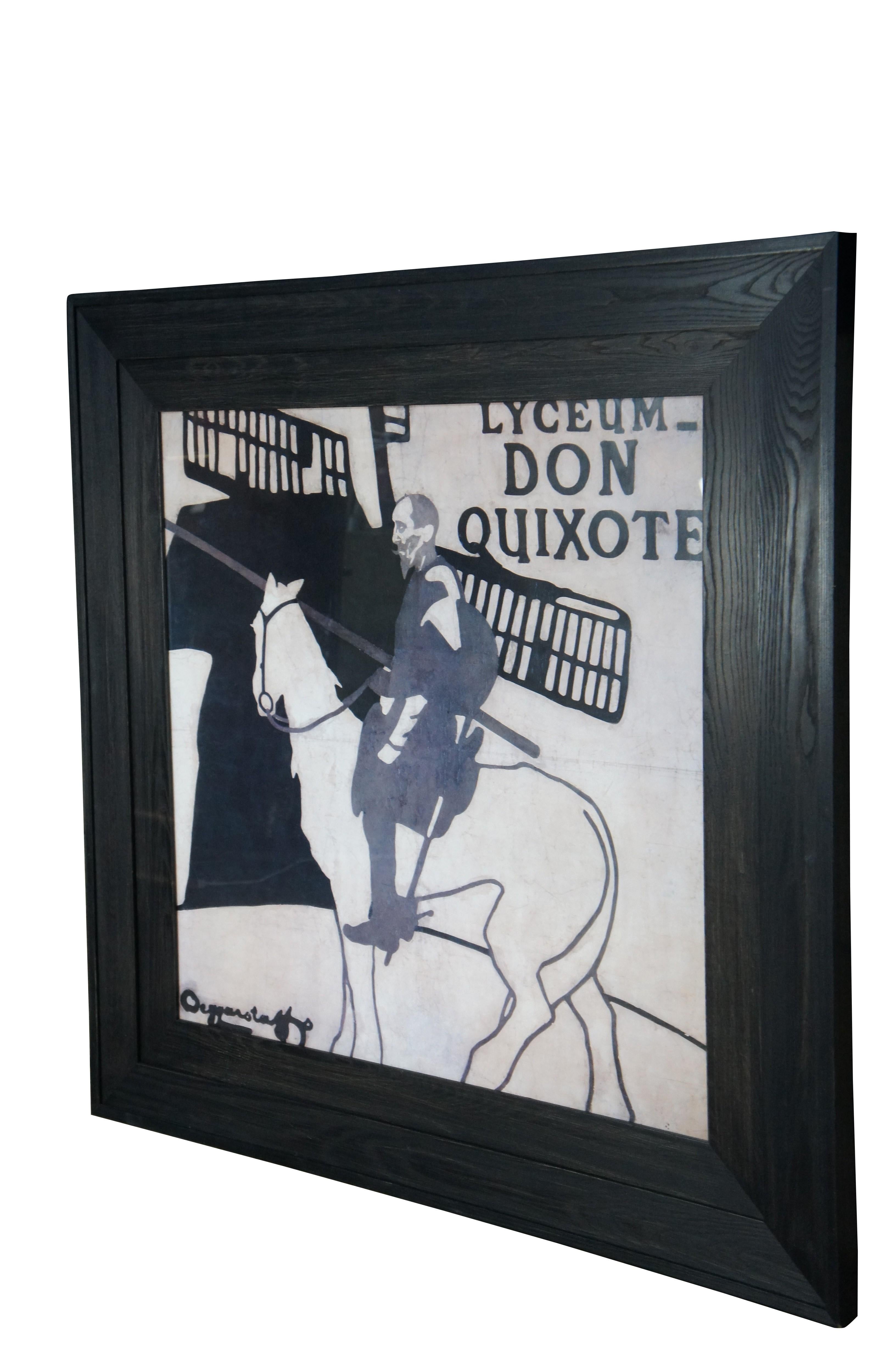 Teatro Liceo Don Quijote William Nicholson James Pryde Cartel publicitario 52