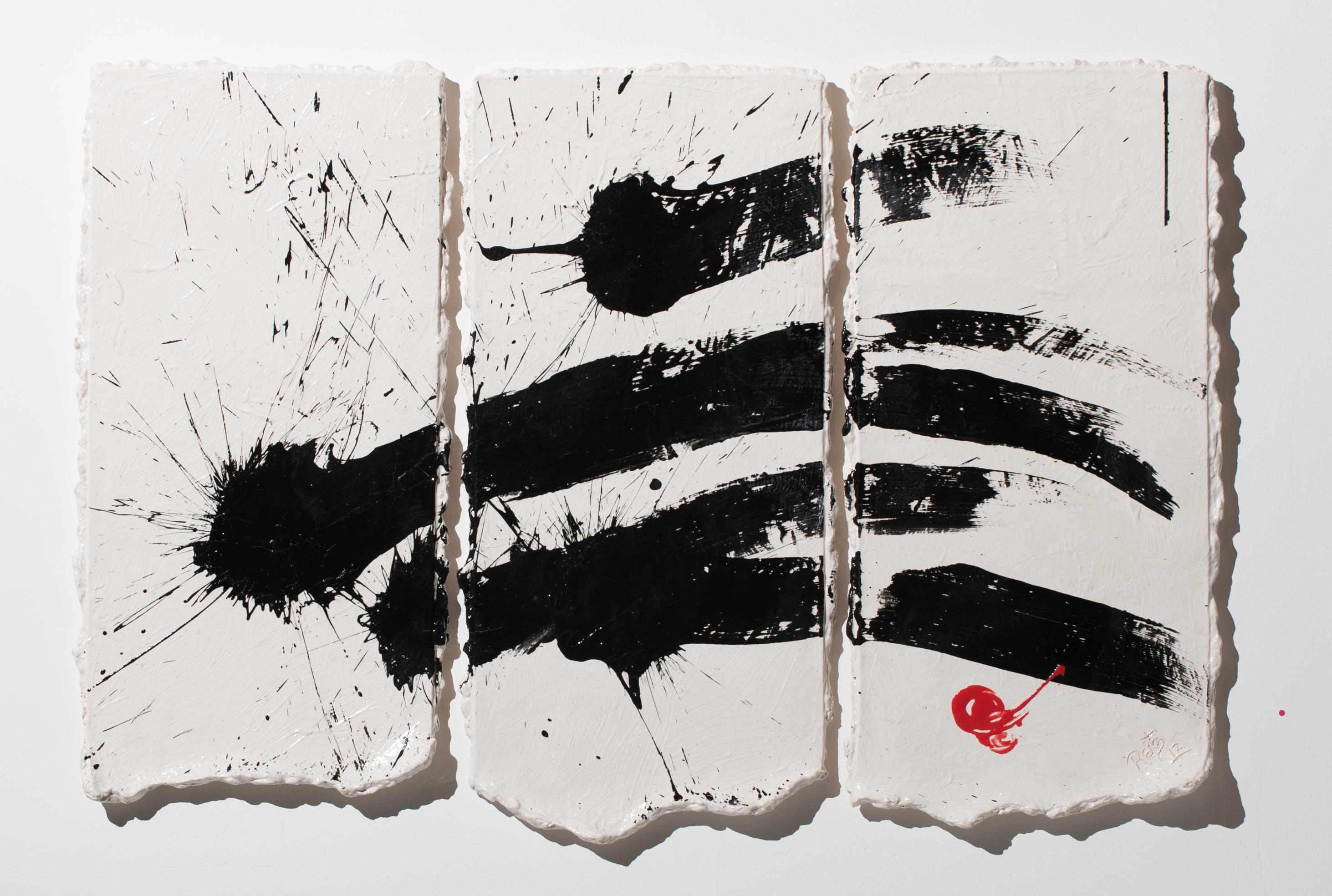 Abstract Painting Don Reitz - Près de la mort