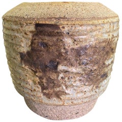 Don Reitz Signed Salt Fired Studio Ceramic Pottery Sculpture Vase