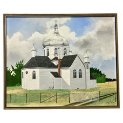 Don Roberts, Ölgemälde auf Leinwand, Prairie Plansong, Landschaft, um 1980