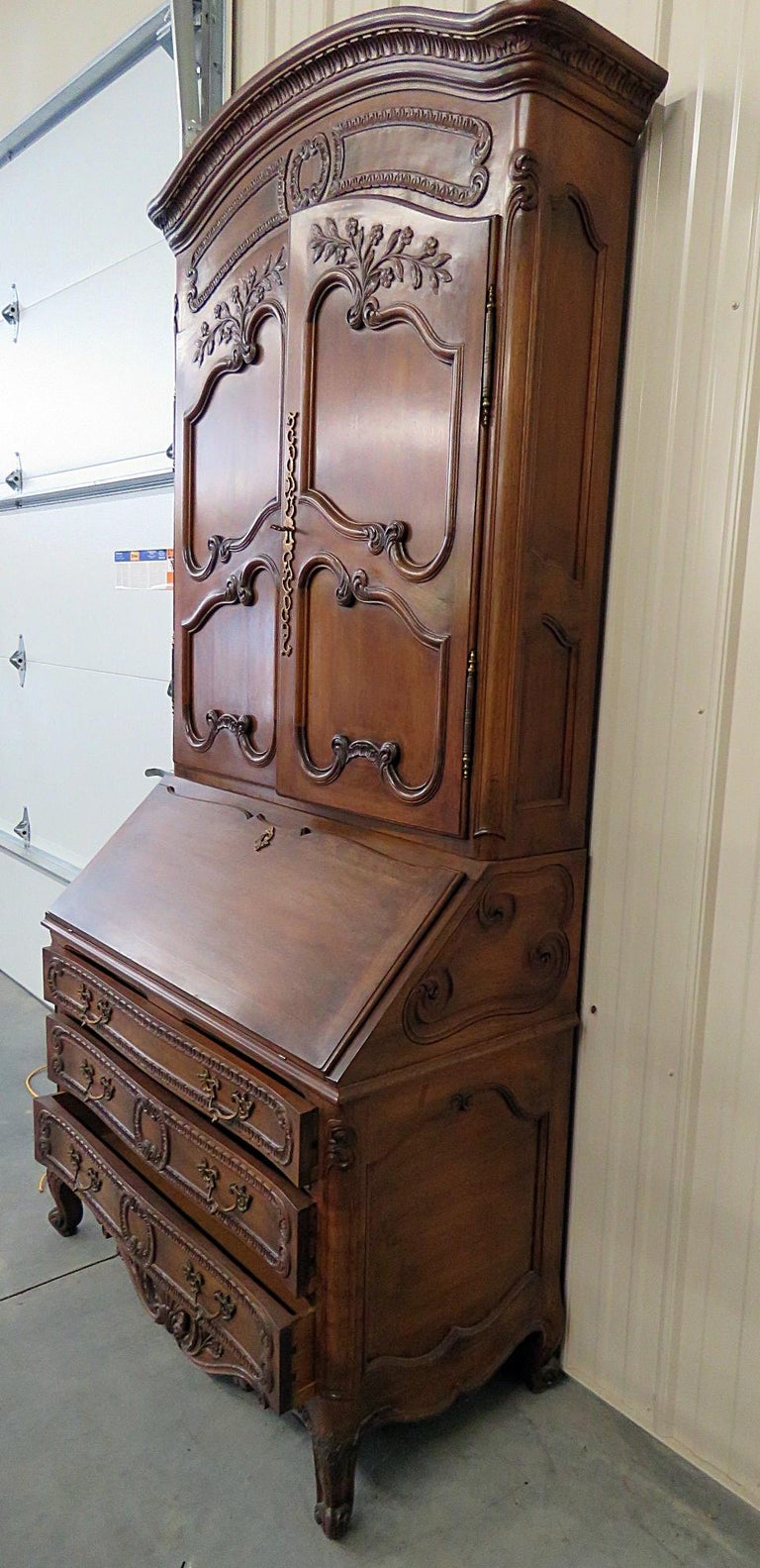 Don Rousseau Country French Secretary Desk at 1stDibs french