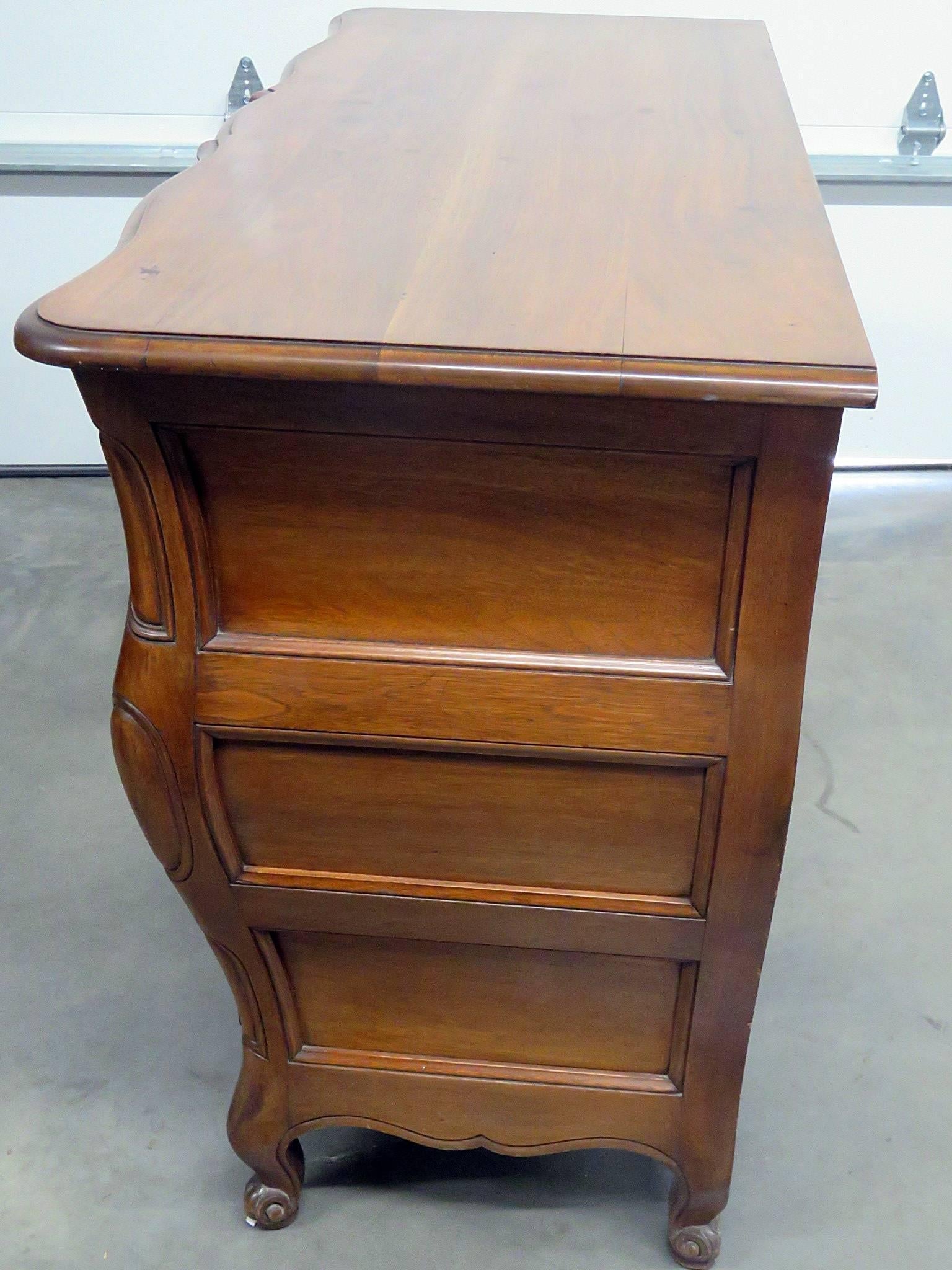 French Provincial Don Rousseau Provincial Style Bombay Commode