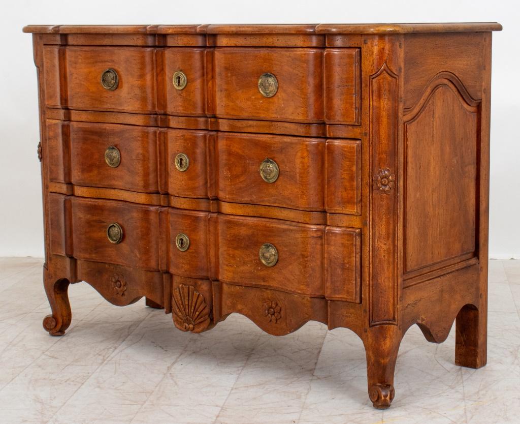 Don Ruseau French Provincial Walnut Commode For Sale 3