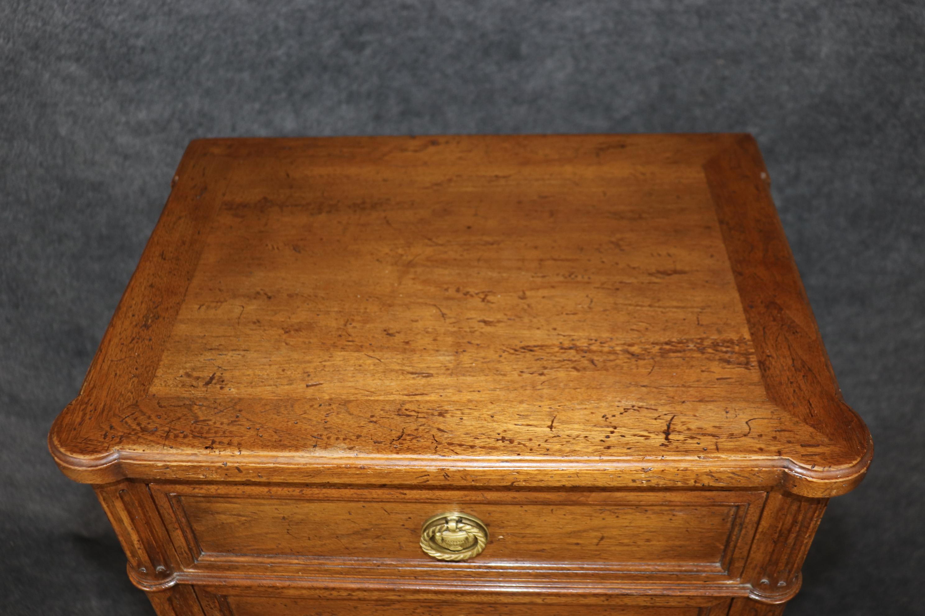Don Ruseau Walnut French Louis XVI Style Lingerie Chest Dresser Circa 1960s For Sale 4