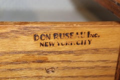 Don Ruseau Walnut French Louis XVI Style Lingerie Chest Dresser Circa 1960s