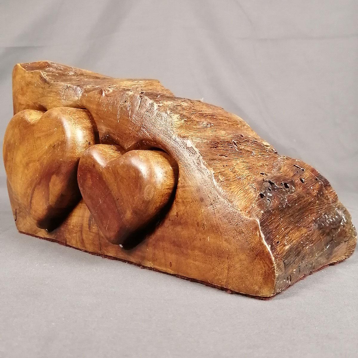 Don S. Shoemaker 1970's Mexican geschnitzt Wood Brutalist Jewel Box (Moderne der Mitte des Jahrhunderts) im Angebot