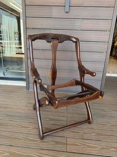 Don S. Shoemaker Sling Folding Armchair, Palisanderholz, 1960er Jahre Mexiko