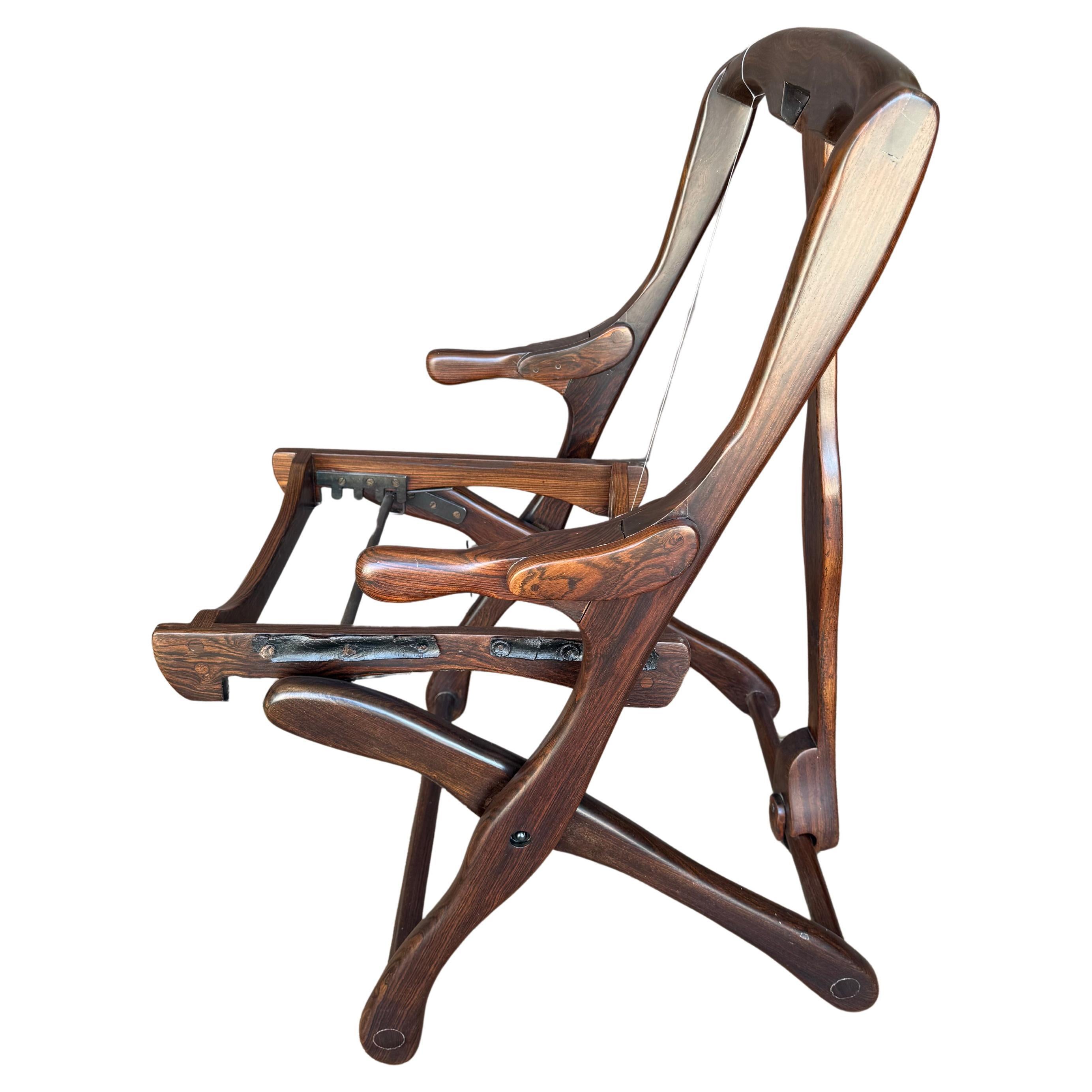 Don S. Shoemaker Sling Folding Armchair, 1960s Mexico For Sale