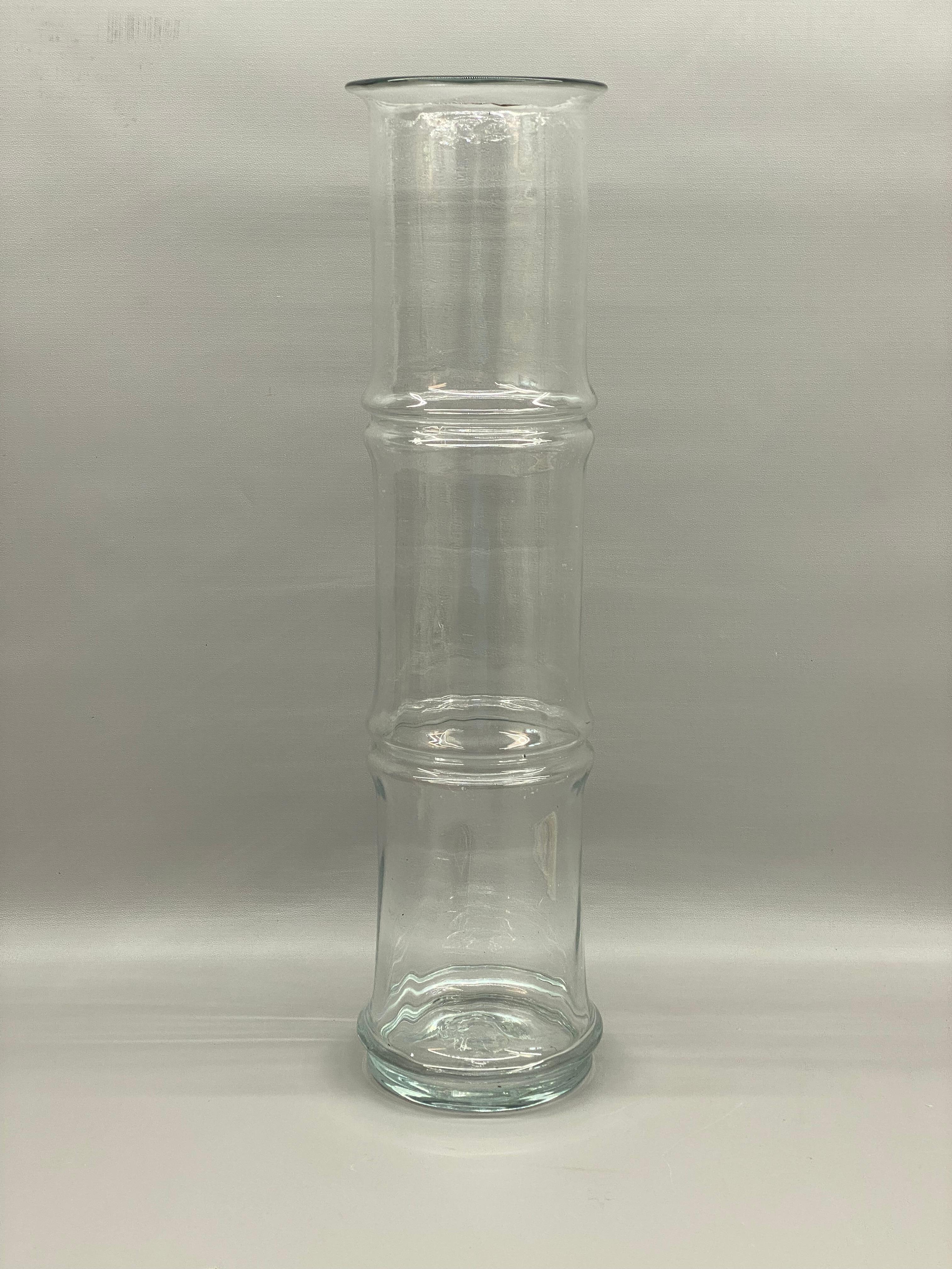 American Don Shepherd Blenko Glass #7820 Bamboo Vase For Sale