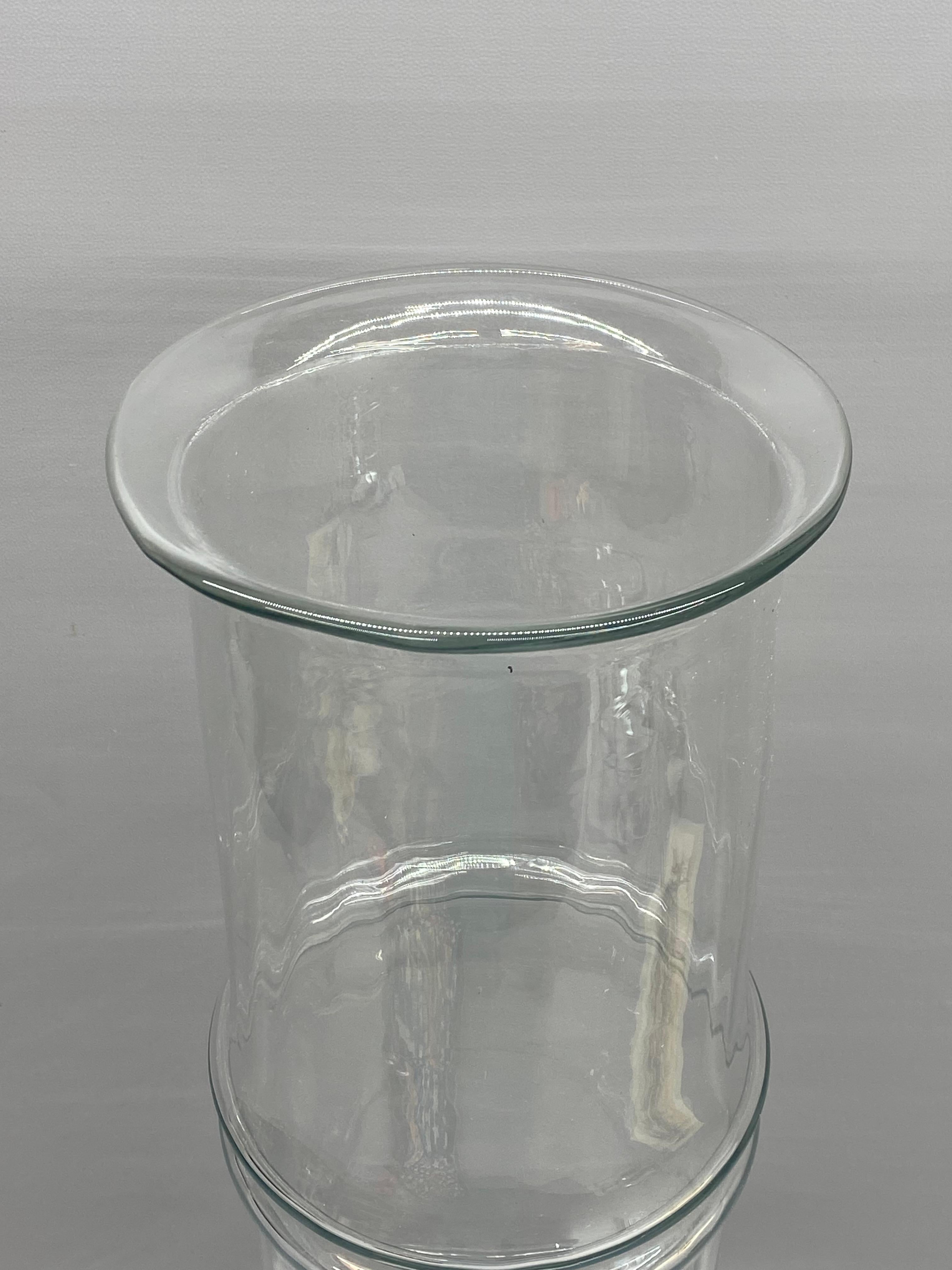 Cast Don Shepherd Blenko Glass #7820 Bamboo Vase For Sale
