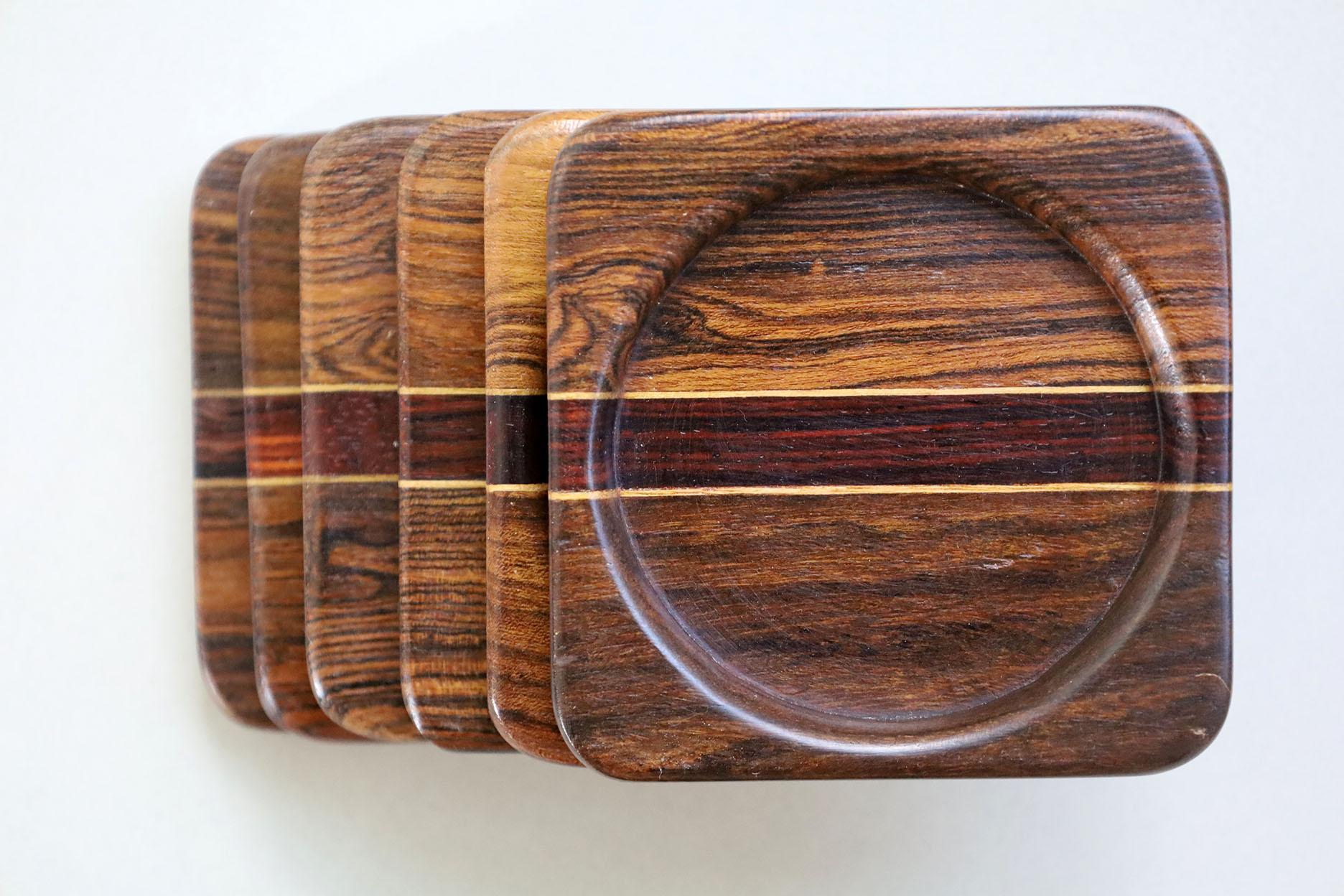 Hand-Crafted Don Shoemaker Coasters For Sale