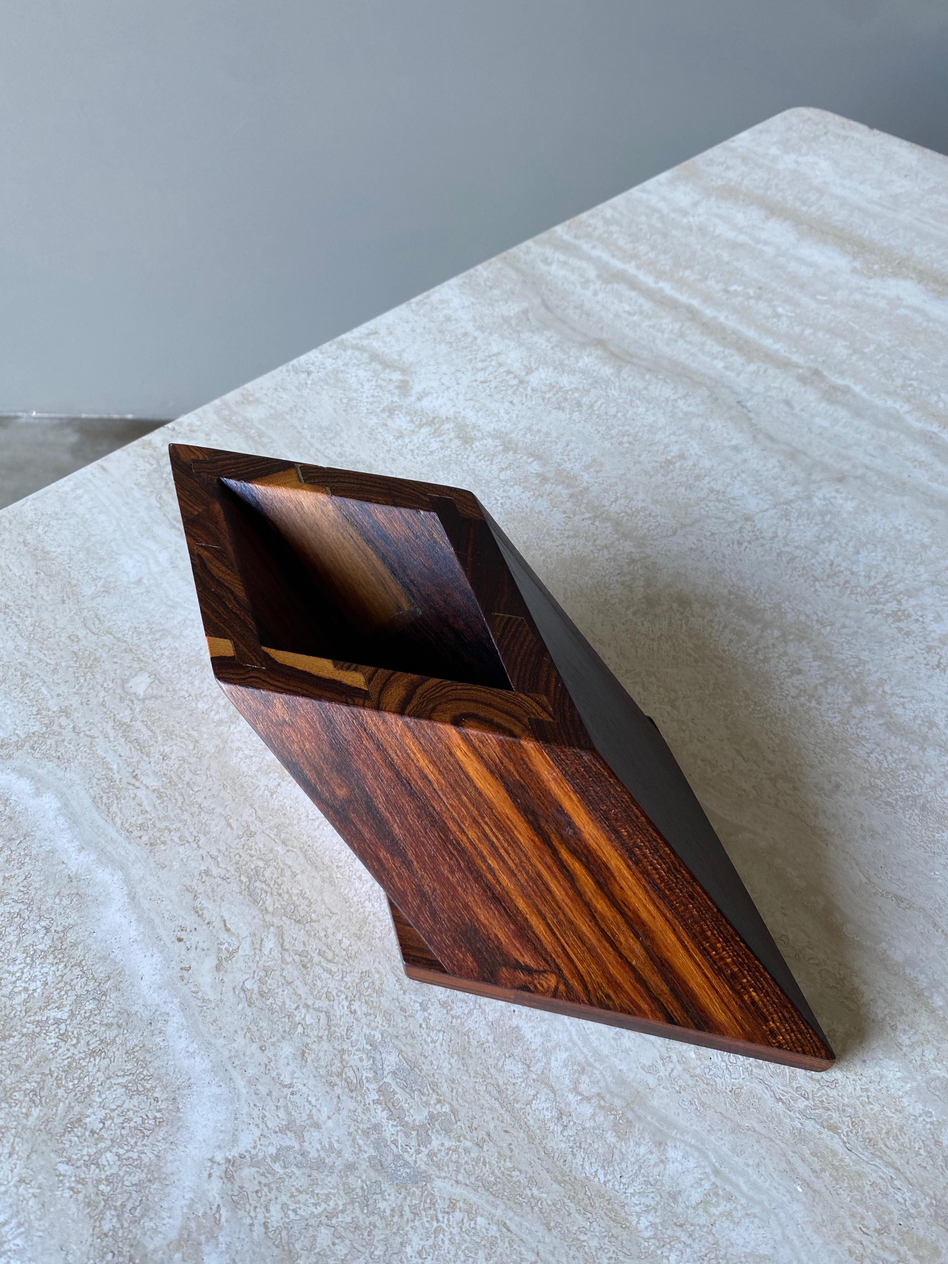 Don Shoemaker Cocobolo Pencil Holder for Señal, Mexico, 1980s For Sale 8