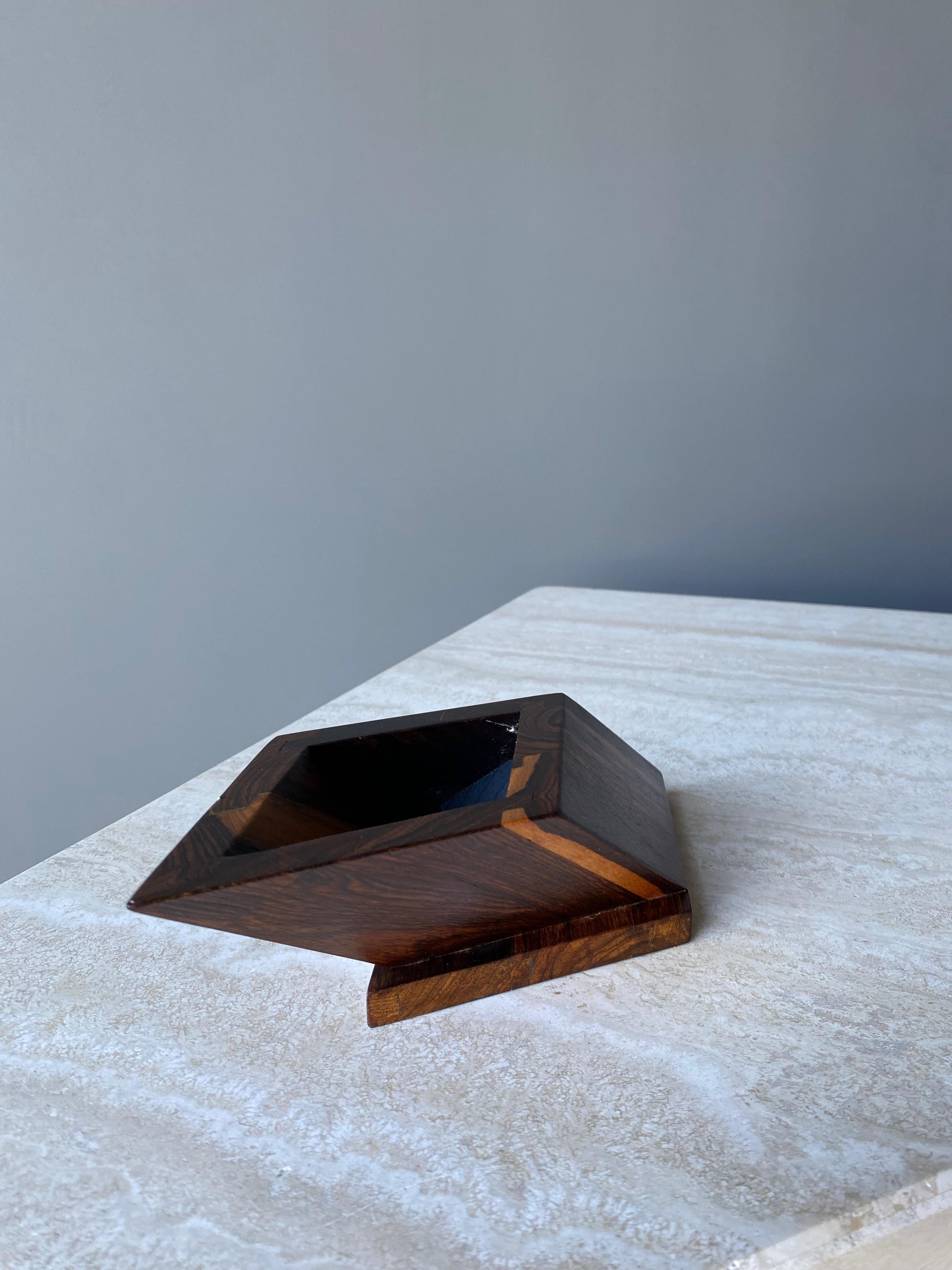 Mexican Don Shoemaker Cocobolo Pencil Holder for Señal, Mexico, 1980s For Sale