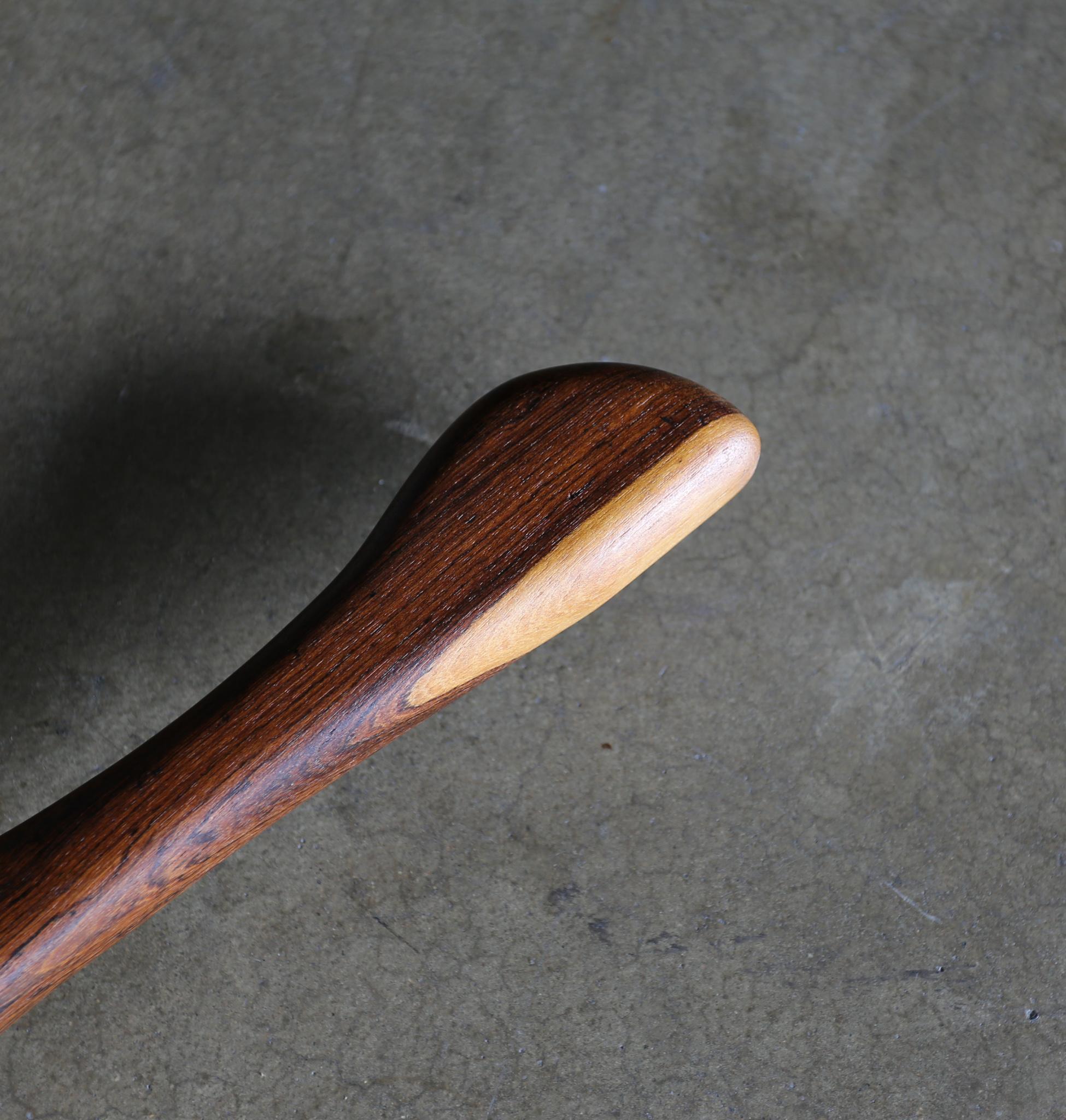 Don Shoemaker Cocobolo Rosewood Ottomans for Señal, circa 1970 3