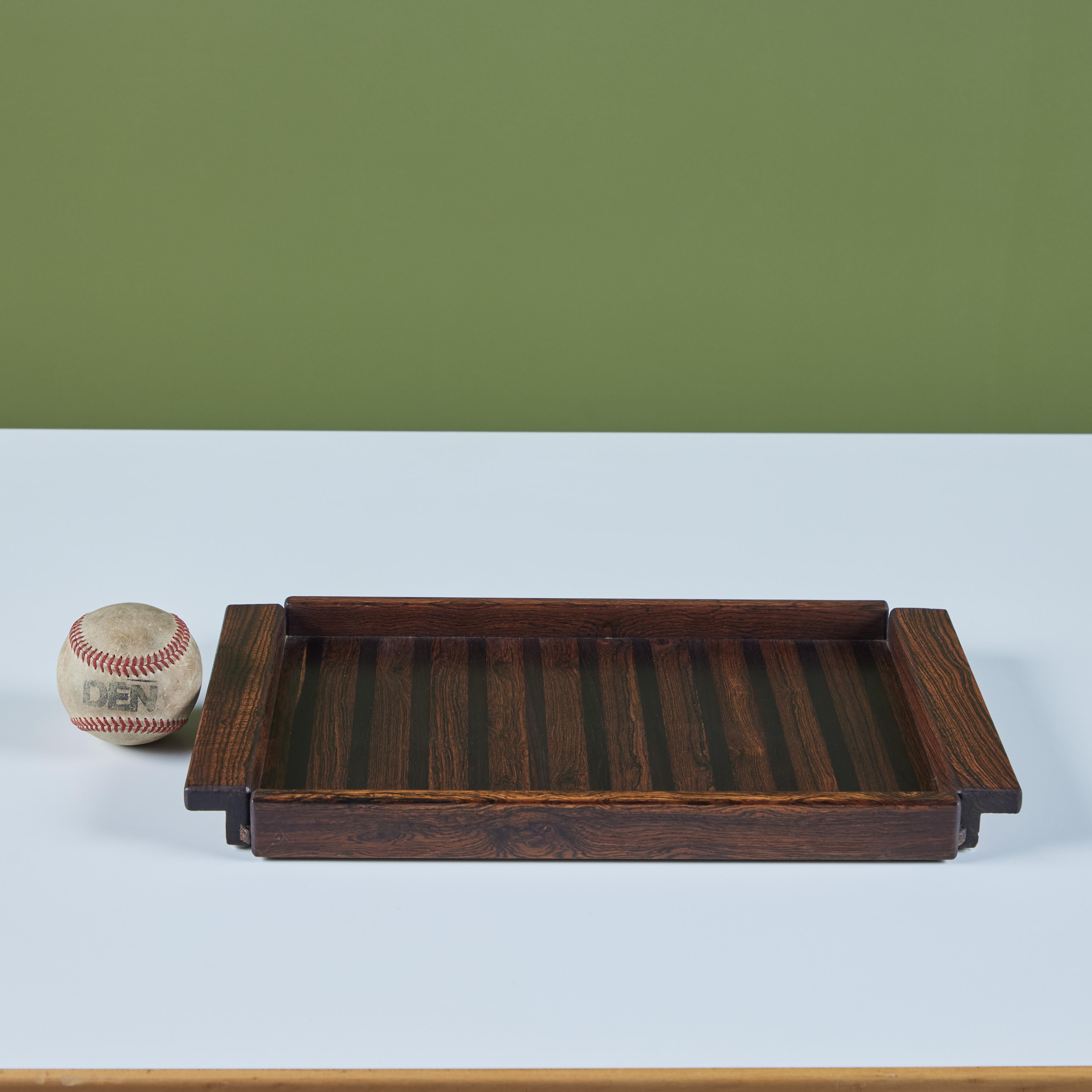 Mid-Century Modern Don Shoemaker Cocobolo Tray for Señal