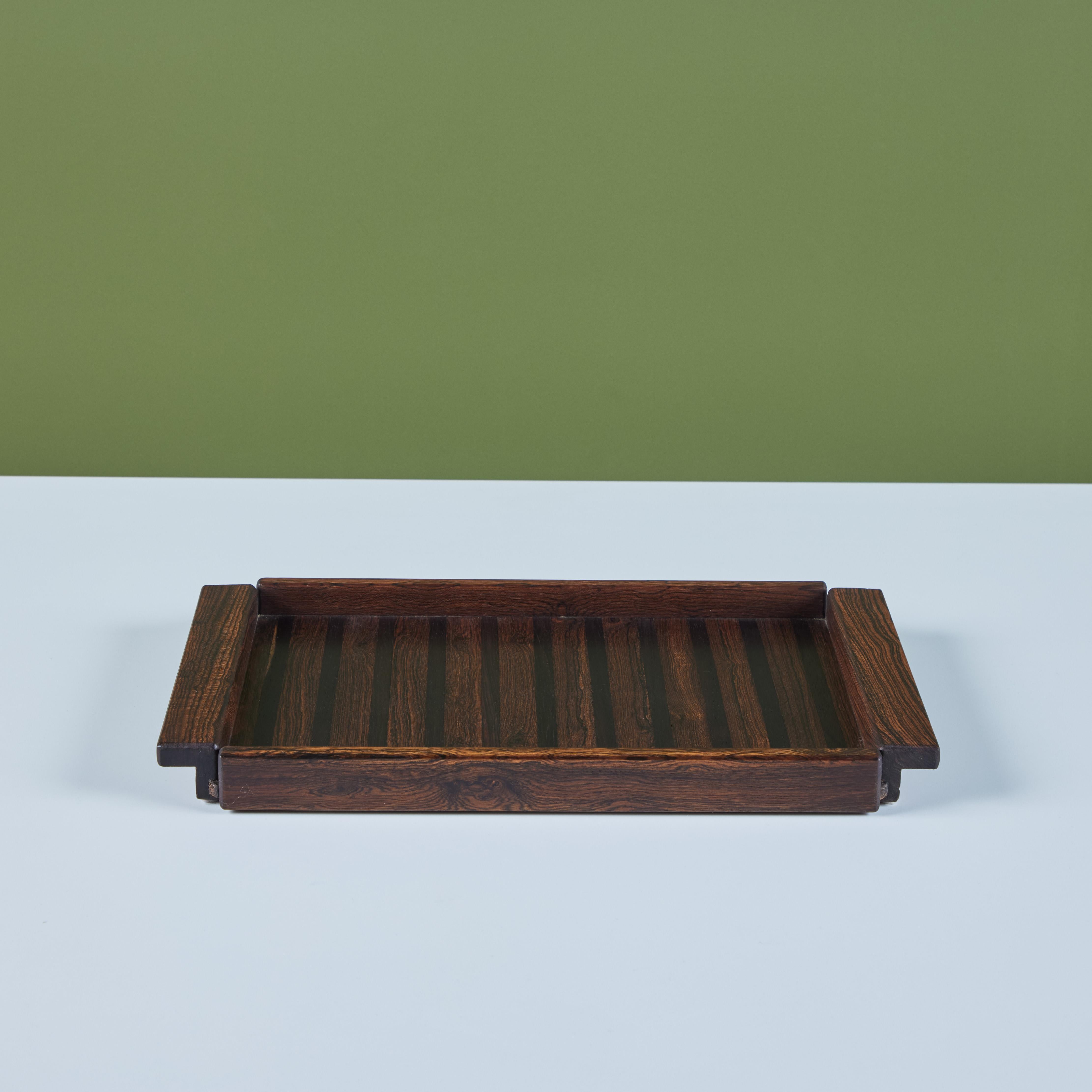 Mexican Don Shoemaker Cocobolo Tray for Señal