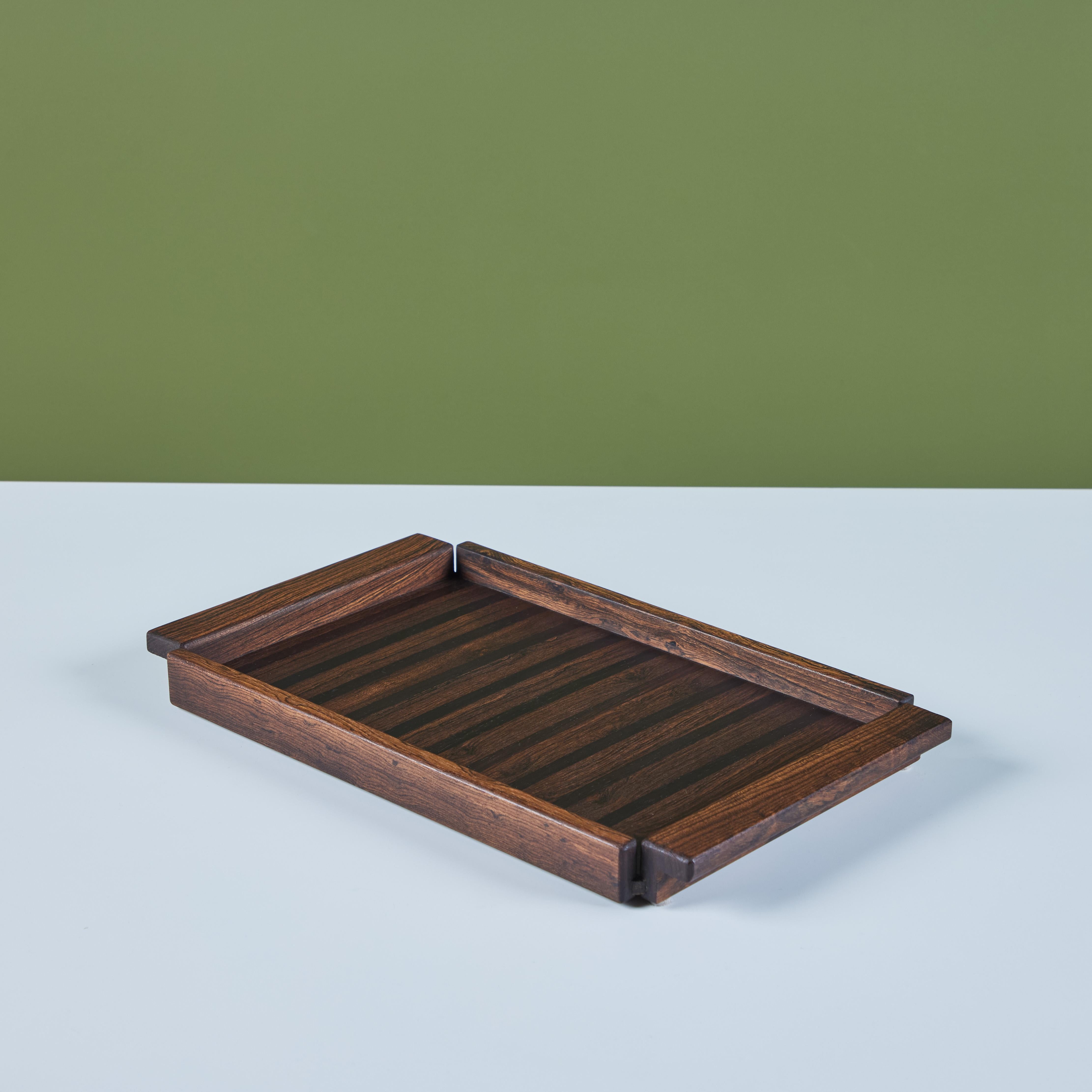 Inlay Don Shoemaker Cocobolo Tray for Señal