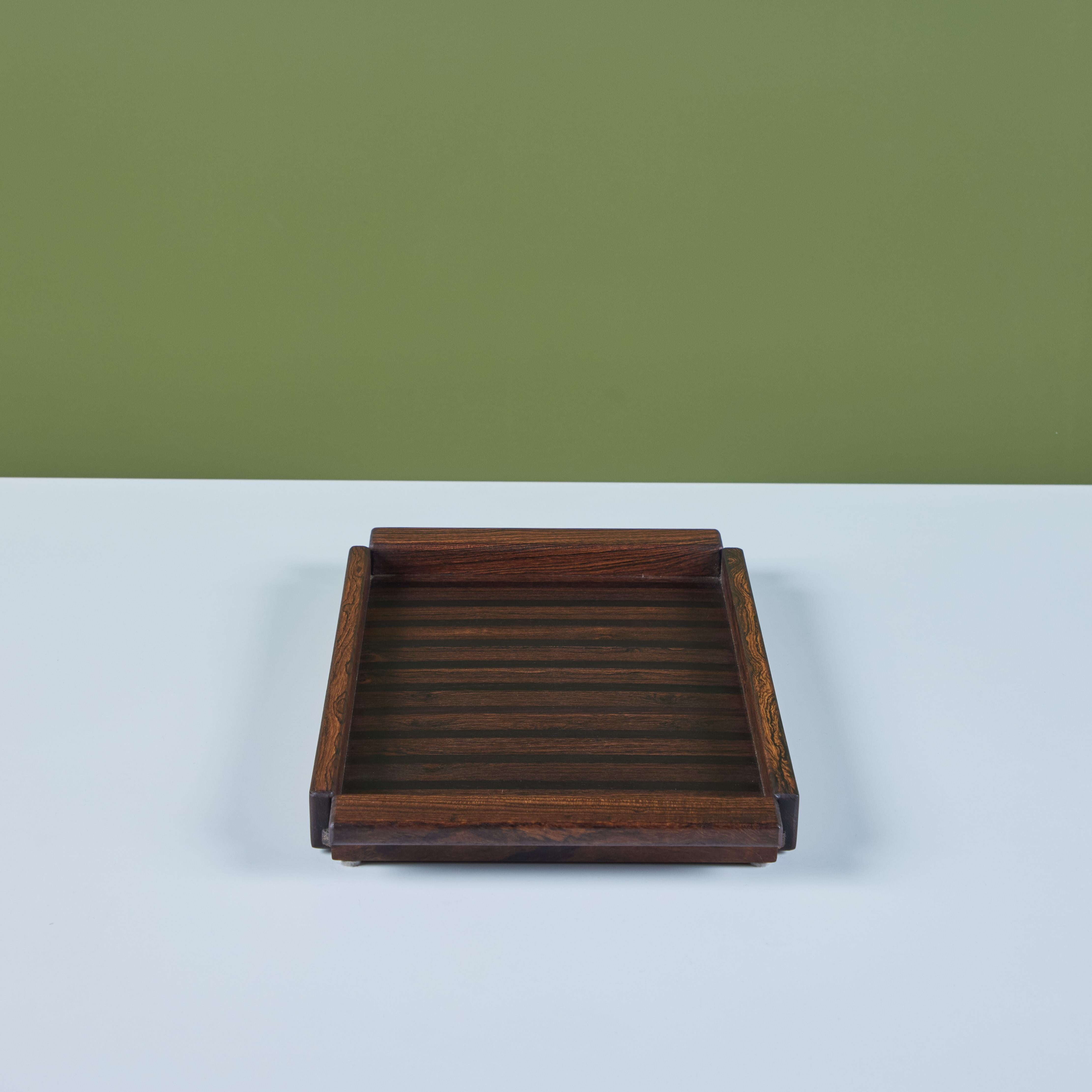 Don Shoemaker Cocobolo Tray for Señal In Excellent Condition In Los Angeles, CA