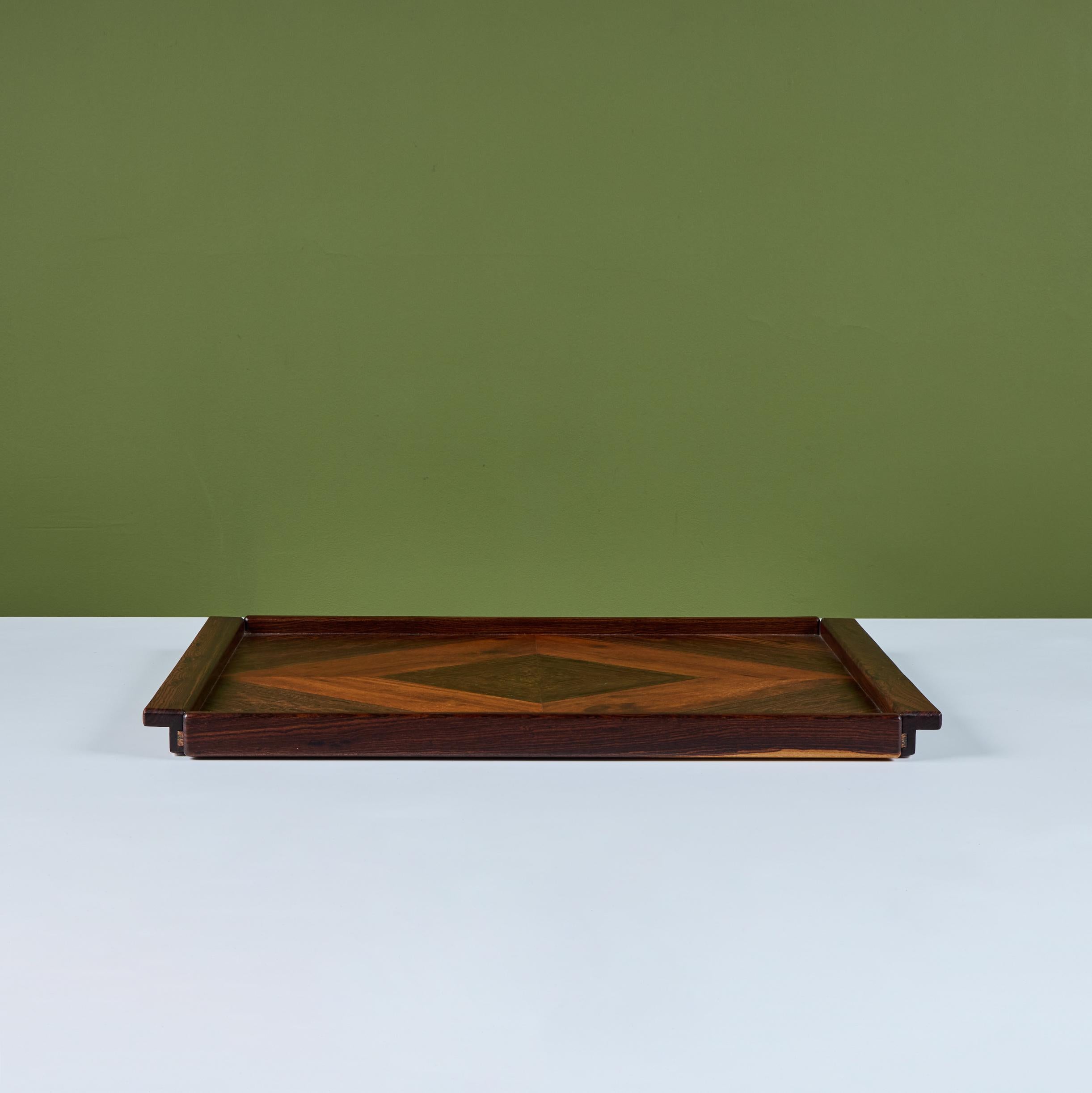 Bandeja decorativa Don Shoemaker para Señal Madera dura en venta