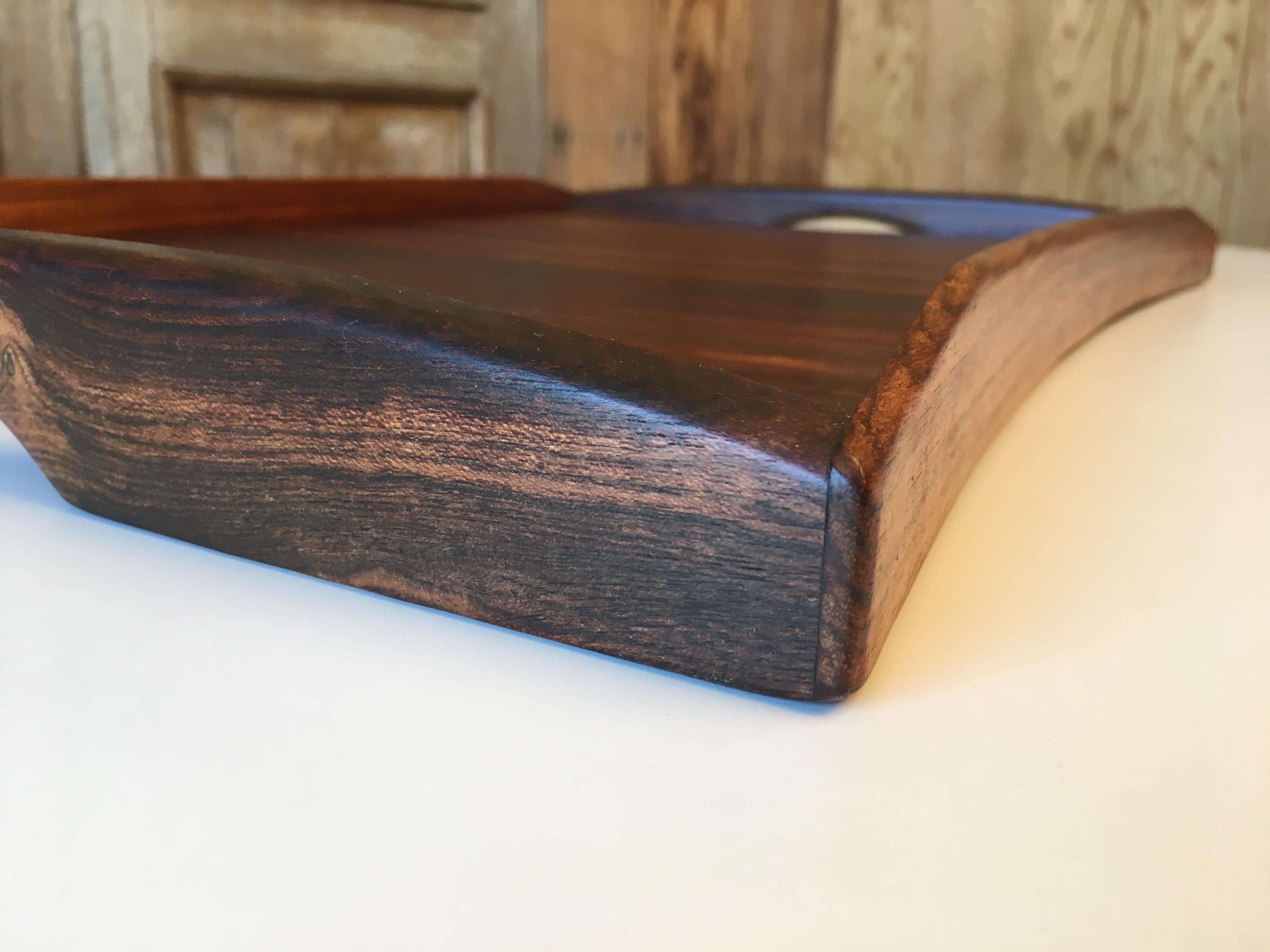 Don Shoemaker Exotic Hardwood Serving Tray 3