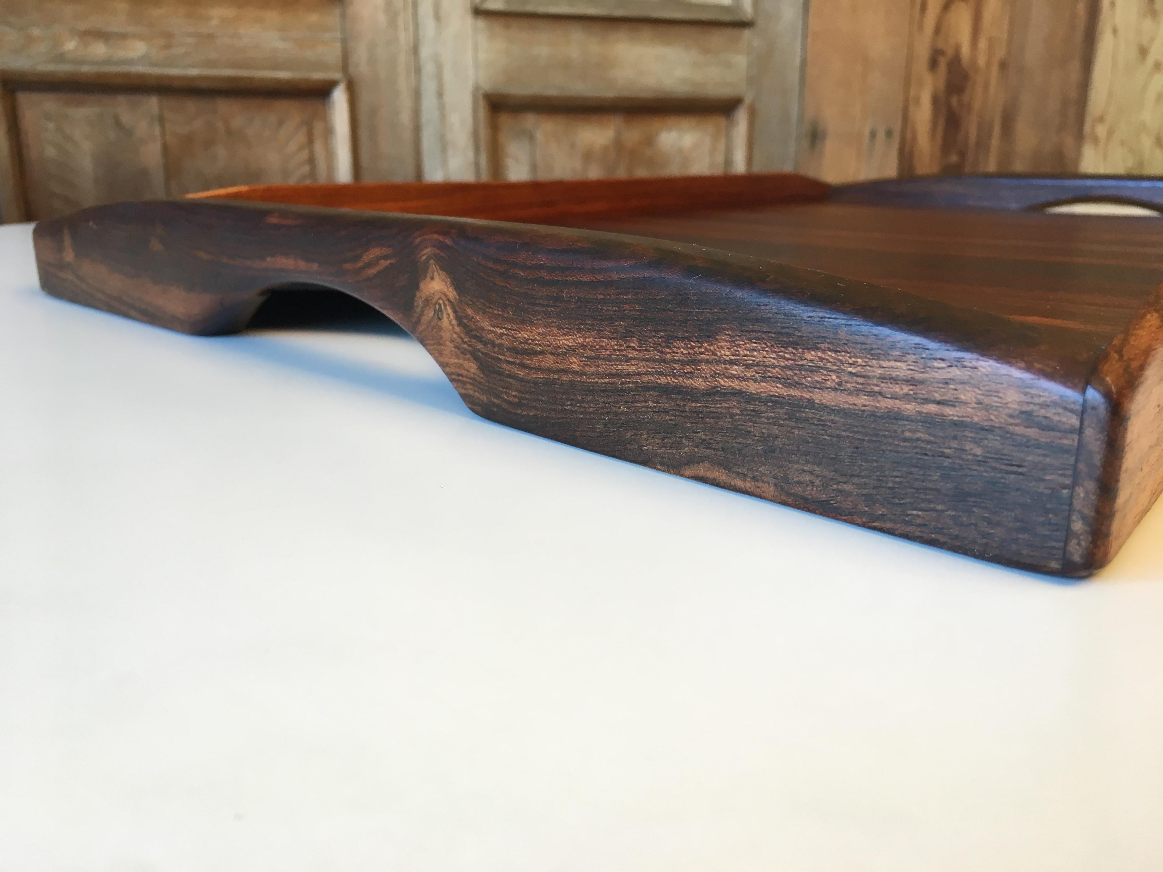 Don Shoemaker Exotic Hardwood Serving Tray 4