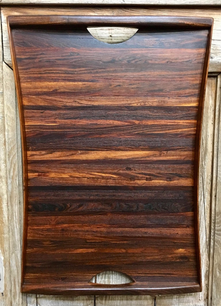Don Shoemaker Exotic Hardwood Serving Tray at 1stDibs