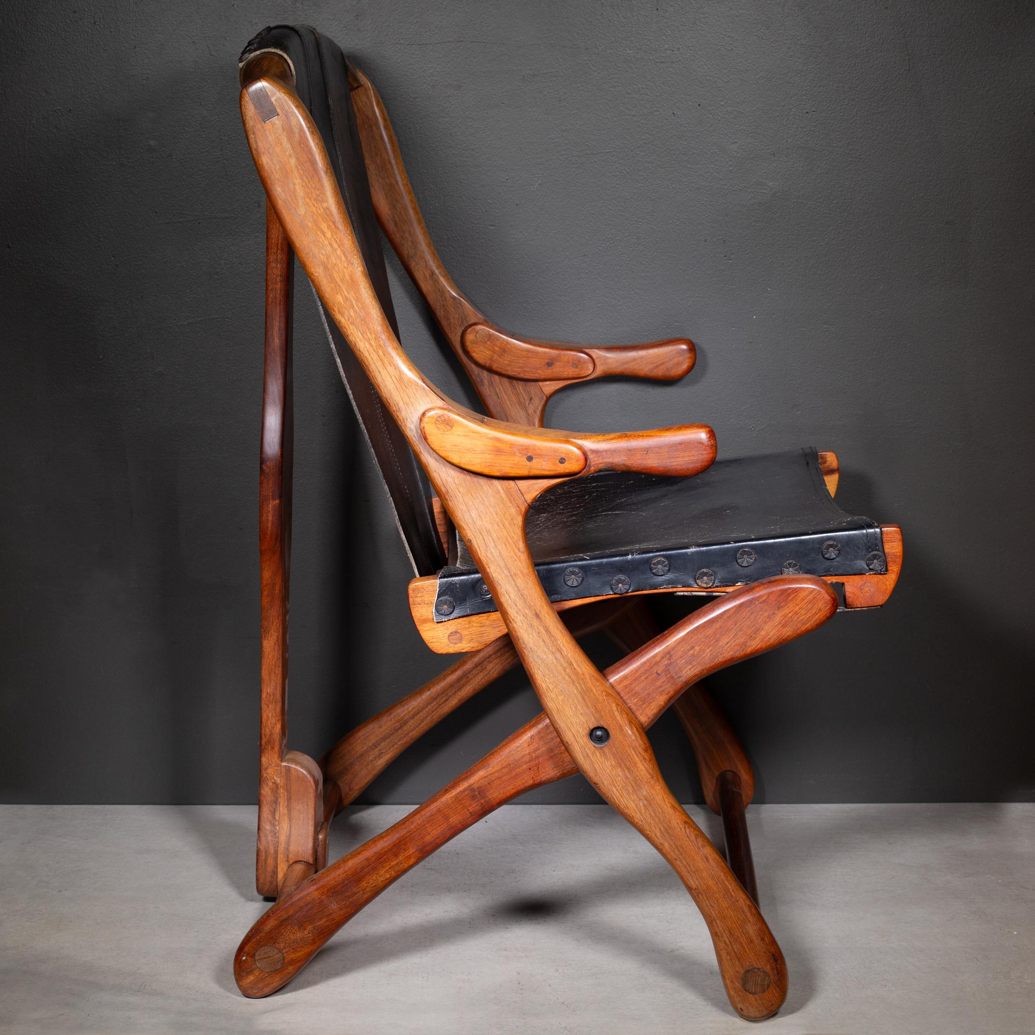 American Don Shoemaker Folding Arm Chair, Mexico c.1960 For Sale