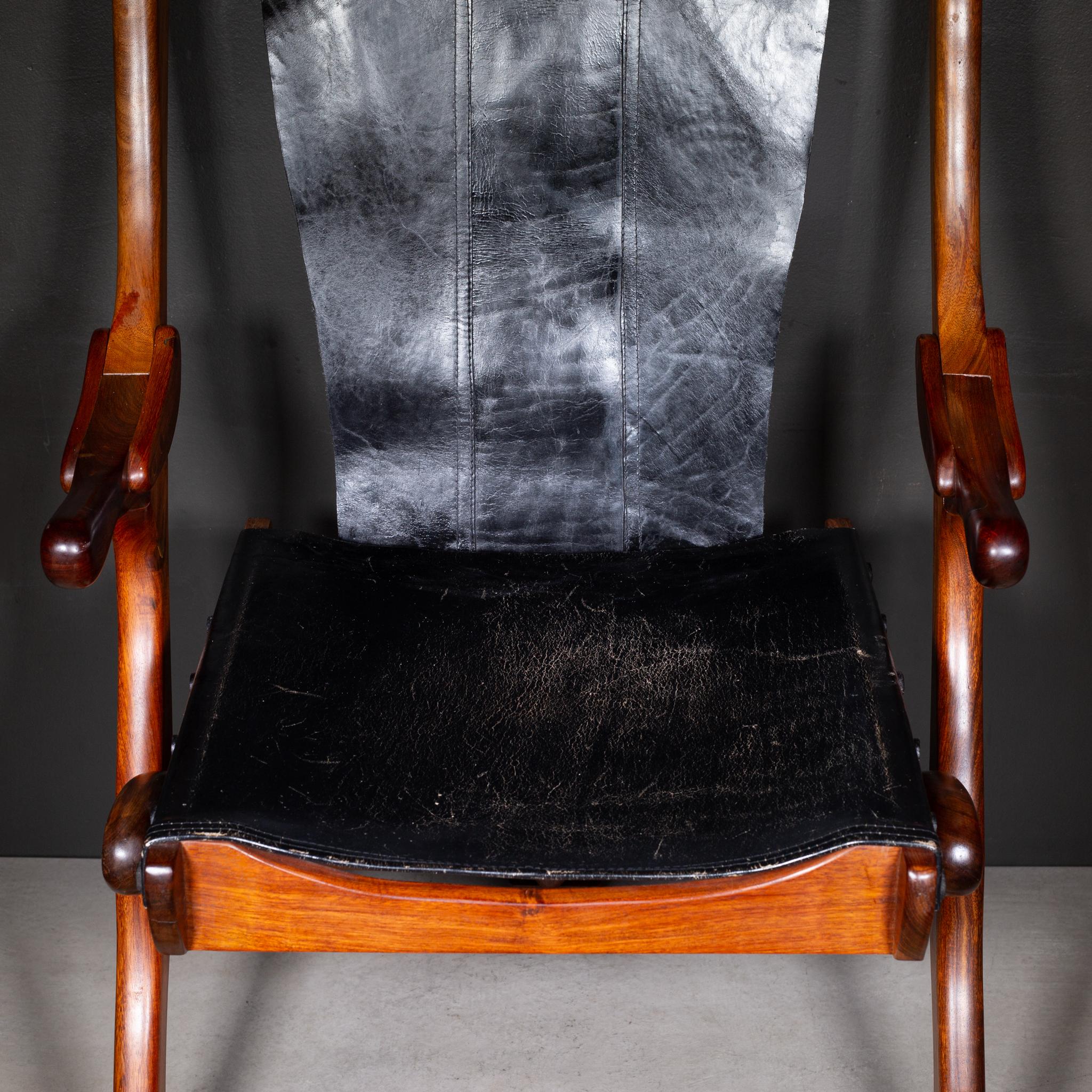Don Shoemaker Folding Arm Chair, Mexico c.1960 In Good Condition For Sale In San Francisco, CA