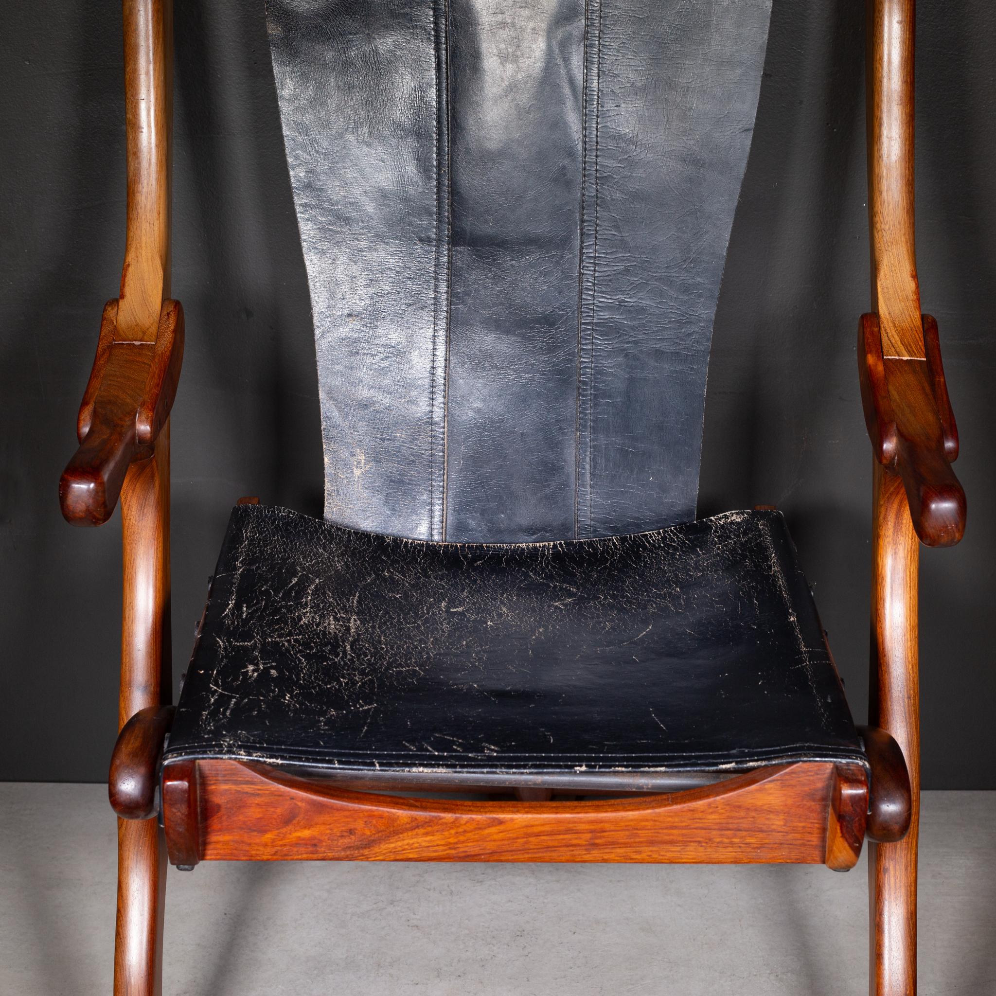 20th Century Don Shoemaker Folding Arm Chair, Mexico c.1960 For Sale