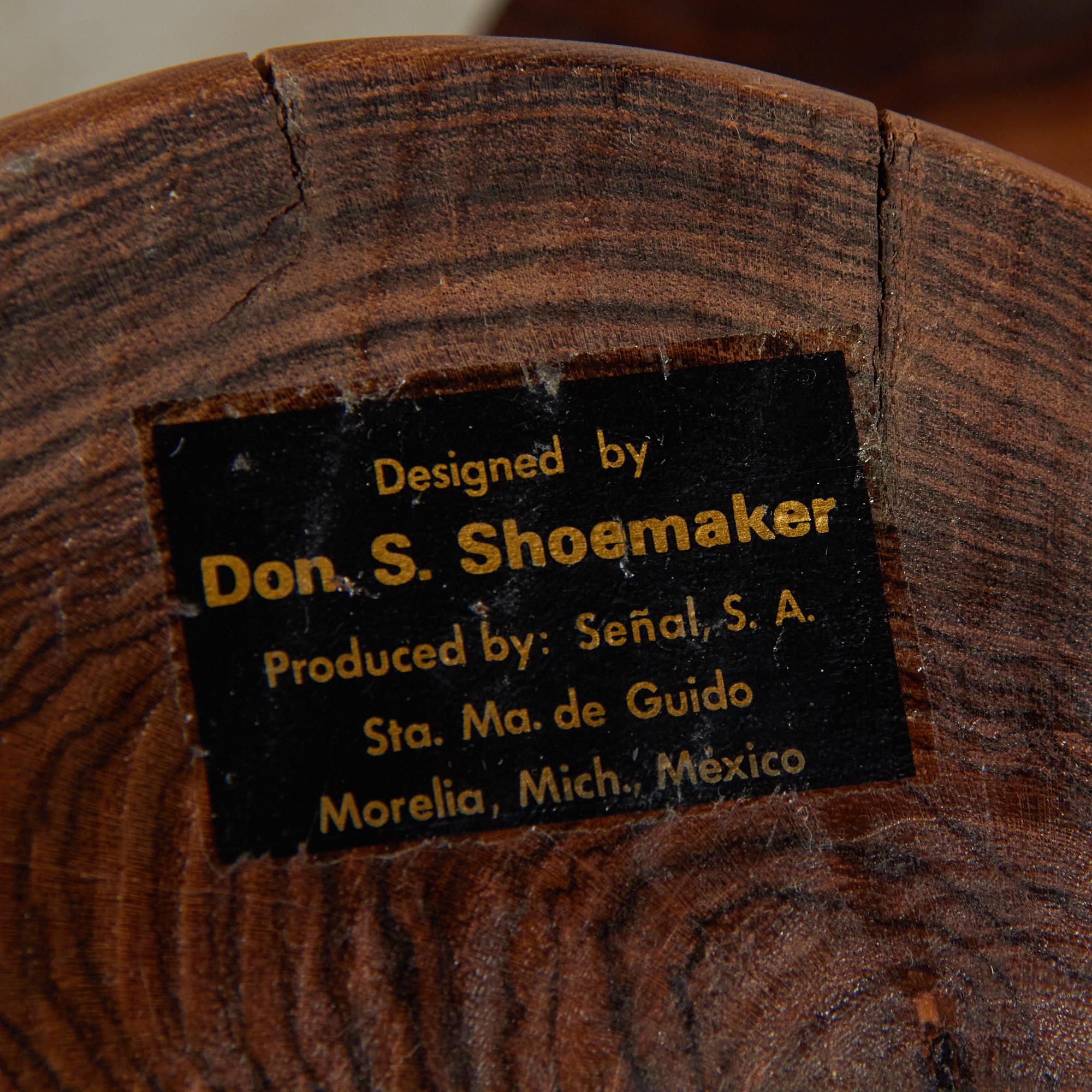 Don Shoemaker for Señal Bookends in Solid Cocobolo 2