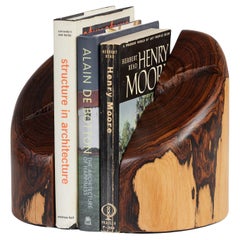 Don Shoemaker for Señal Bookends in Solid Cocobolo