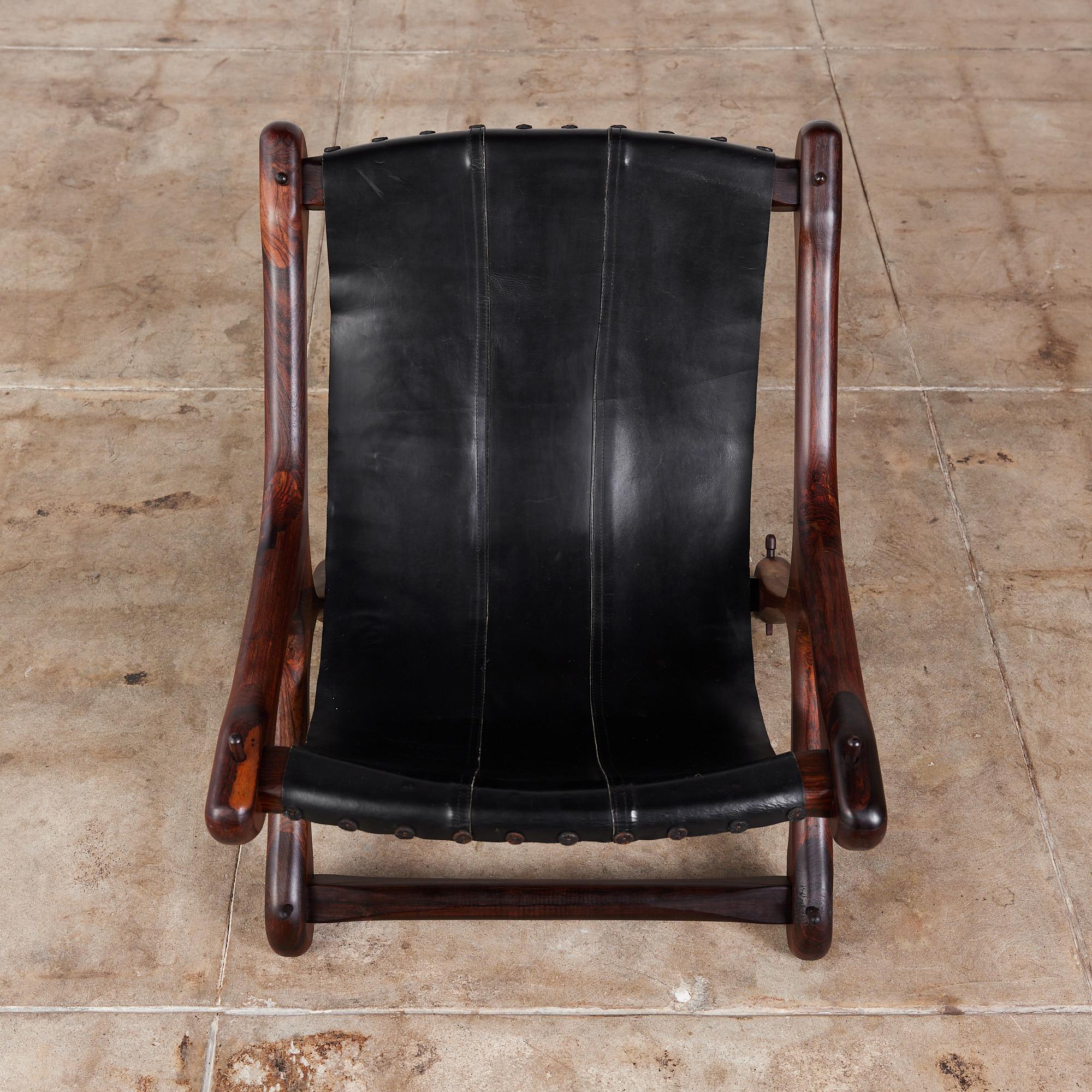 Don Shoemaker Leather Sling Lounge Chair for Señal 4