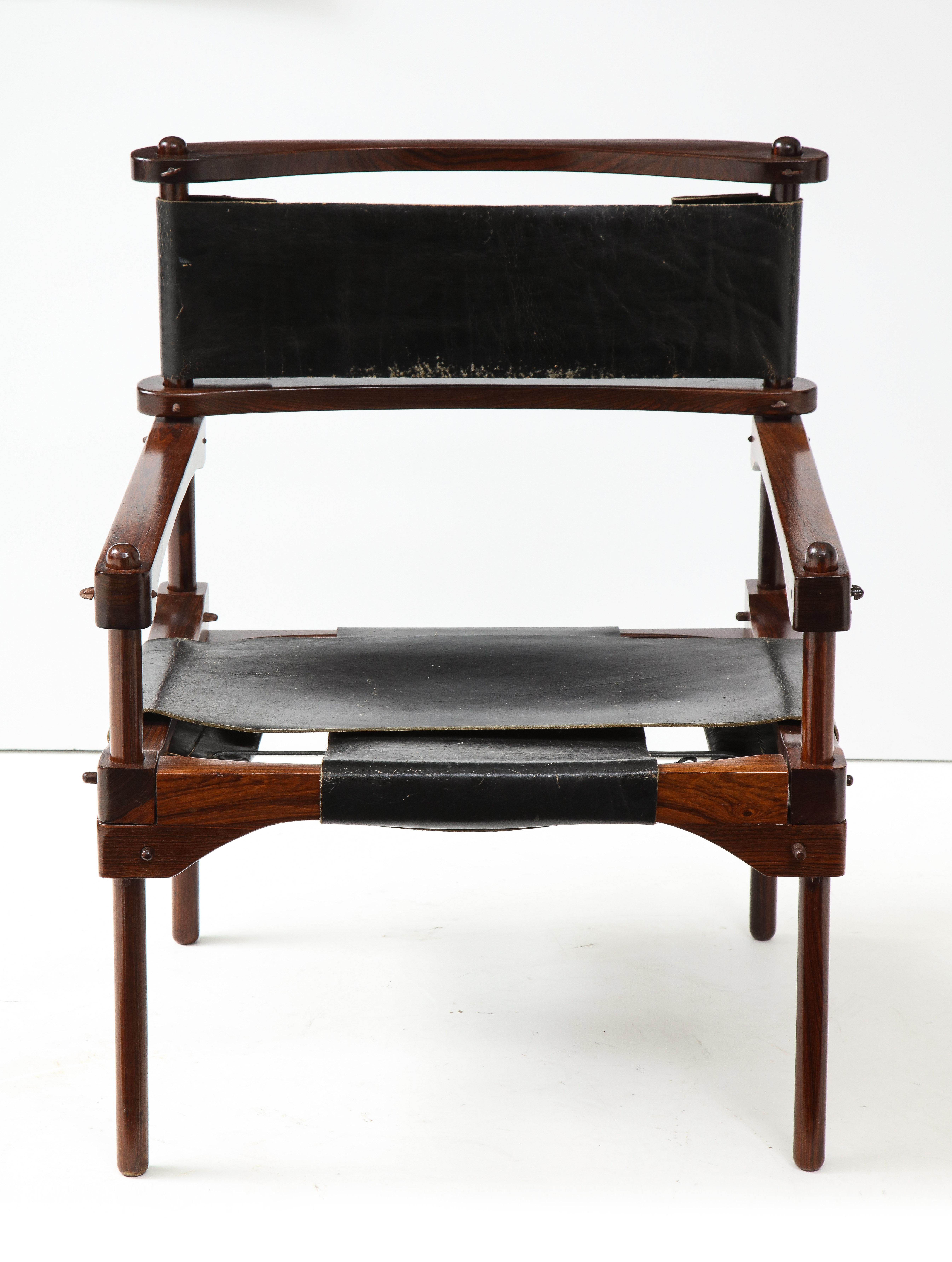 Mid-20th Century Don Shoemaker Perno Safari Chair