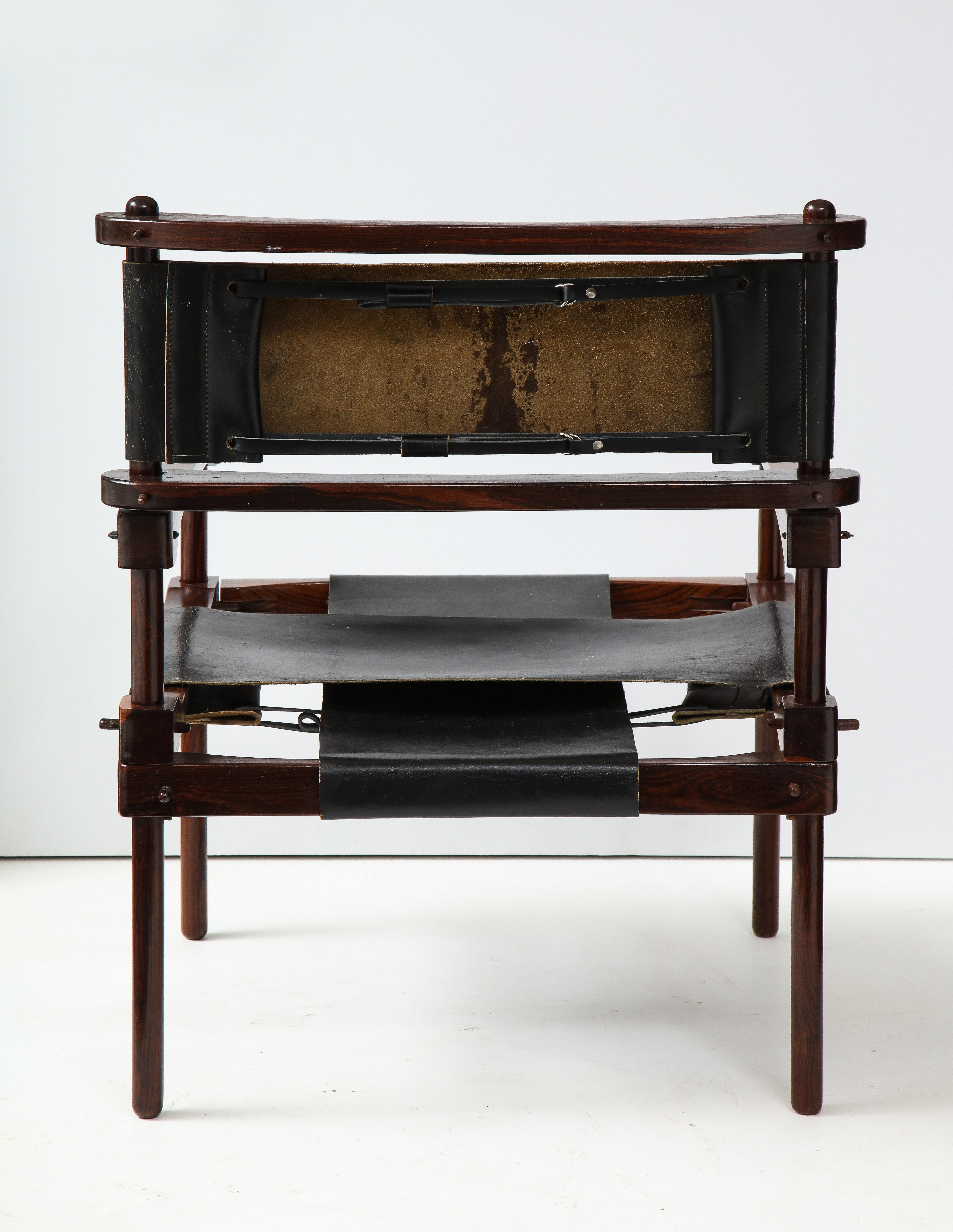 Leather Don Shoemaker Perno Safari Chair