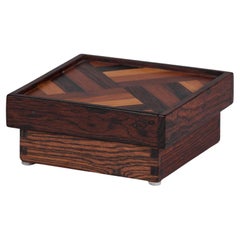 Don Shoemaker Rosewood Lidded Box for Senal