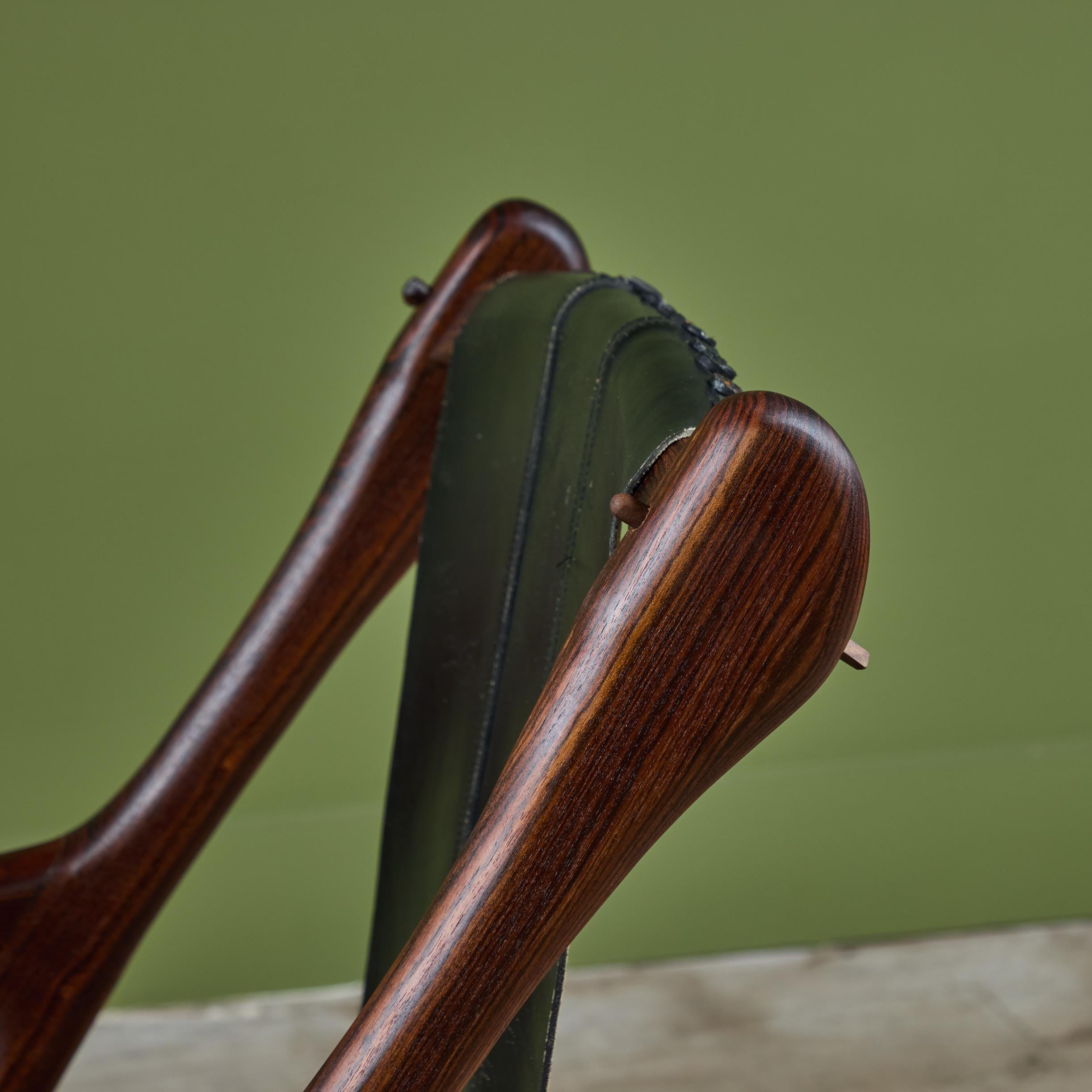 Don Shoemaker Rosewood Swinger Lounge Chair For Sale 3
