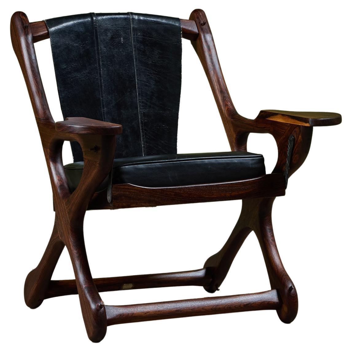 Don Shoemaker Rosewood Swinger Lounge Chair