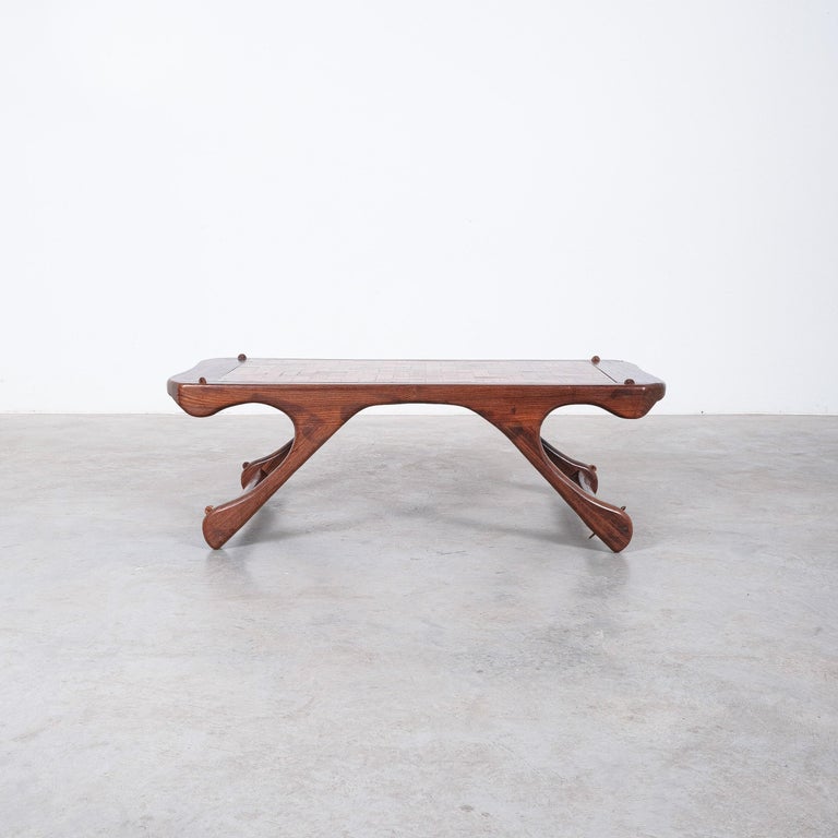 Don Shoemaker Senal S.A. Cocobolo Rosewood Parquetry Table, Mid Century ...