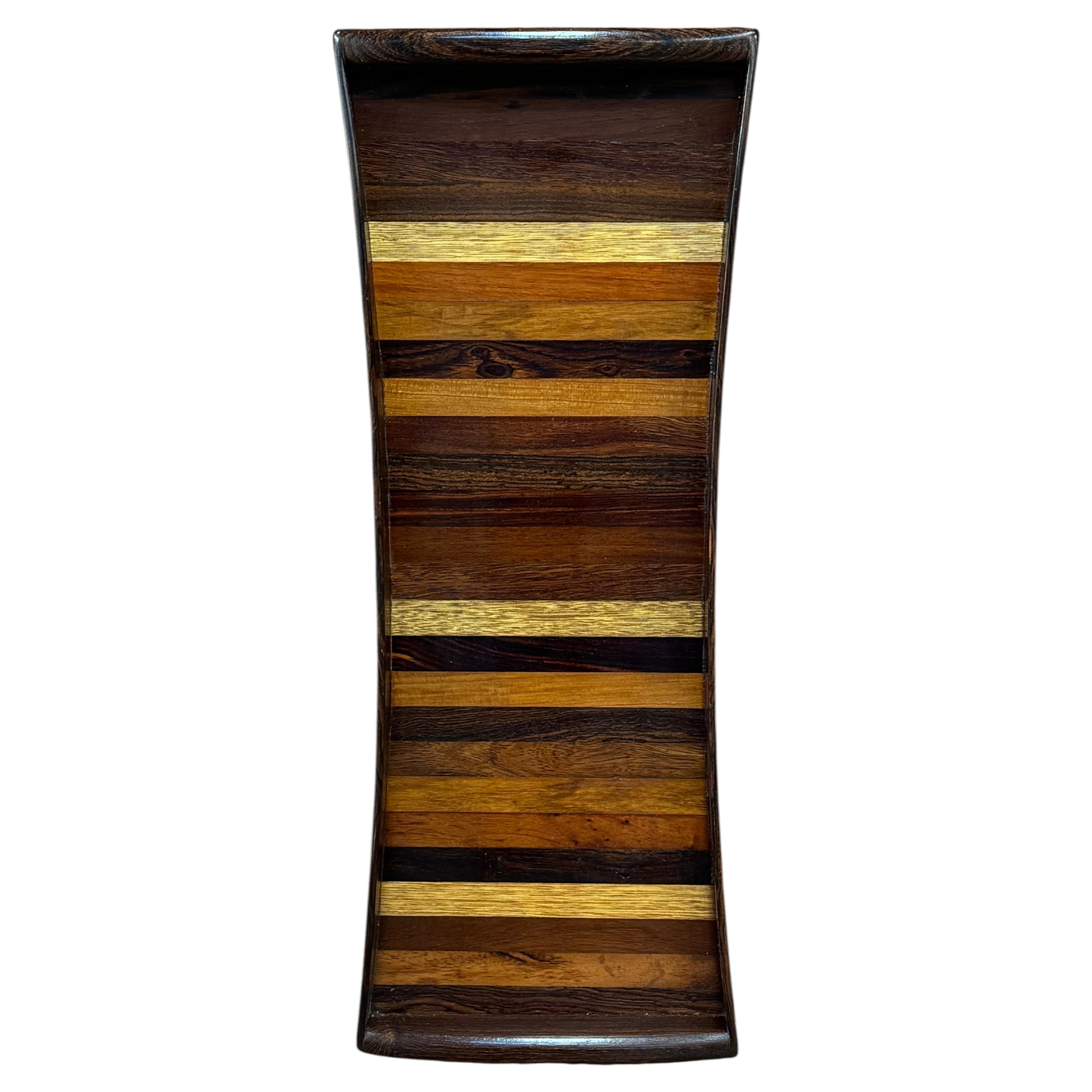Don Shoemaker Serving Tray of Mixed Woods of Mexico