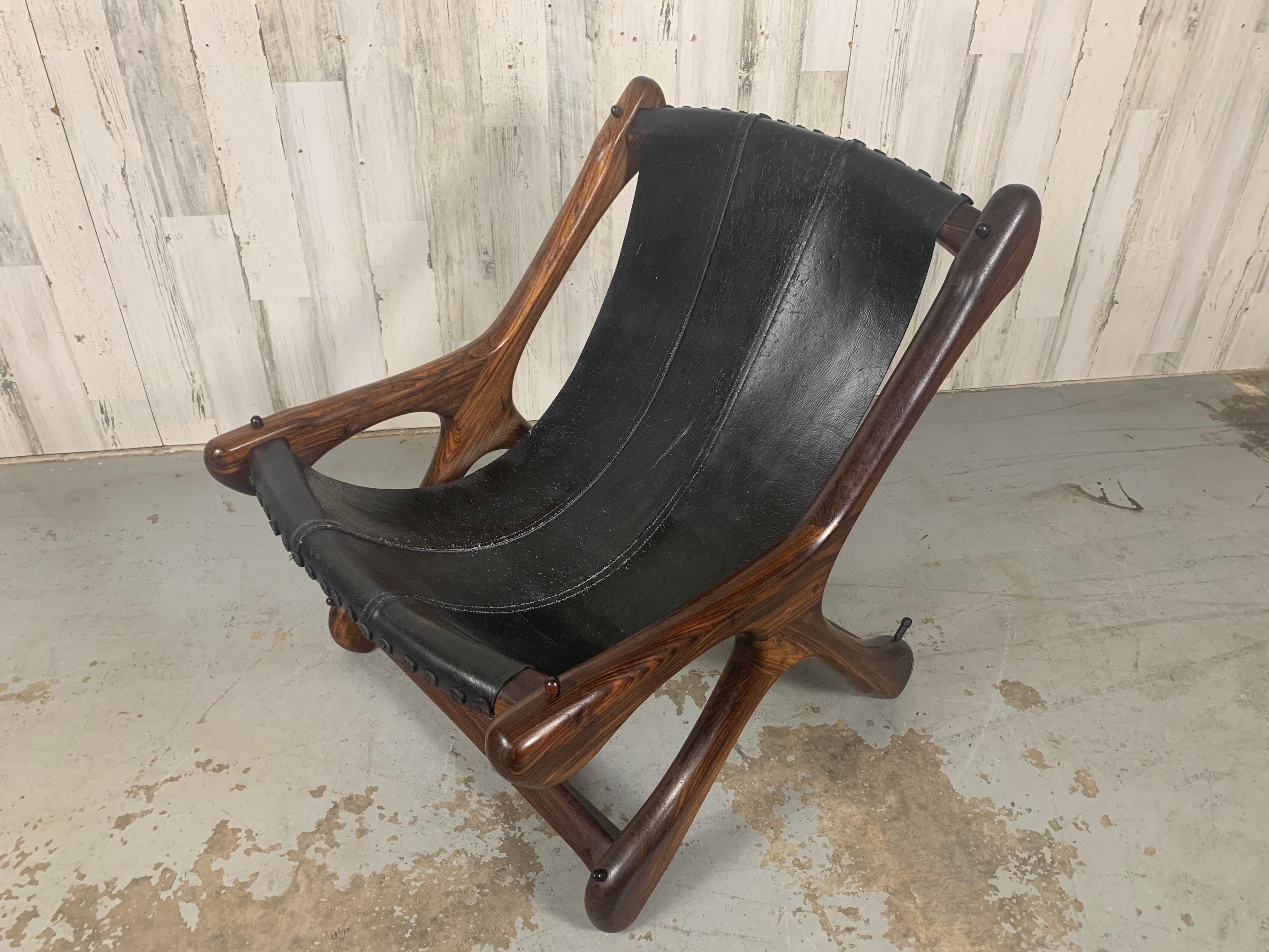 Silla Sling Don Shoemaker Moderno de mediados de siglo en venta